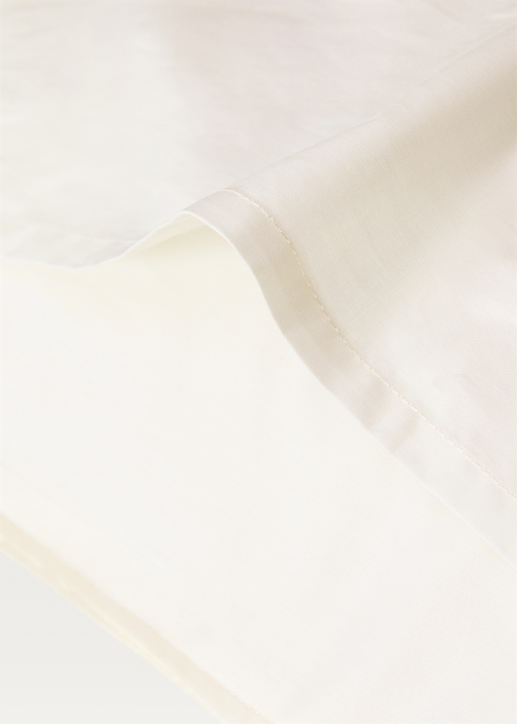 Two textured cotton percale pillowcases 50x75 cm