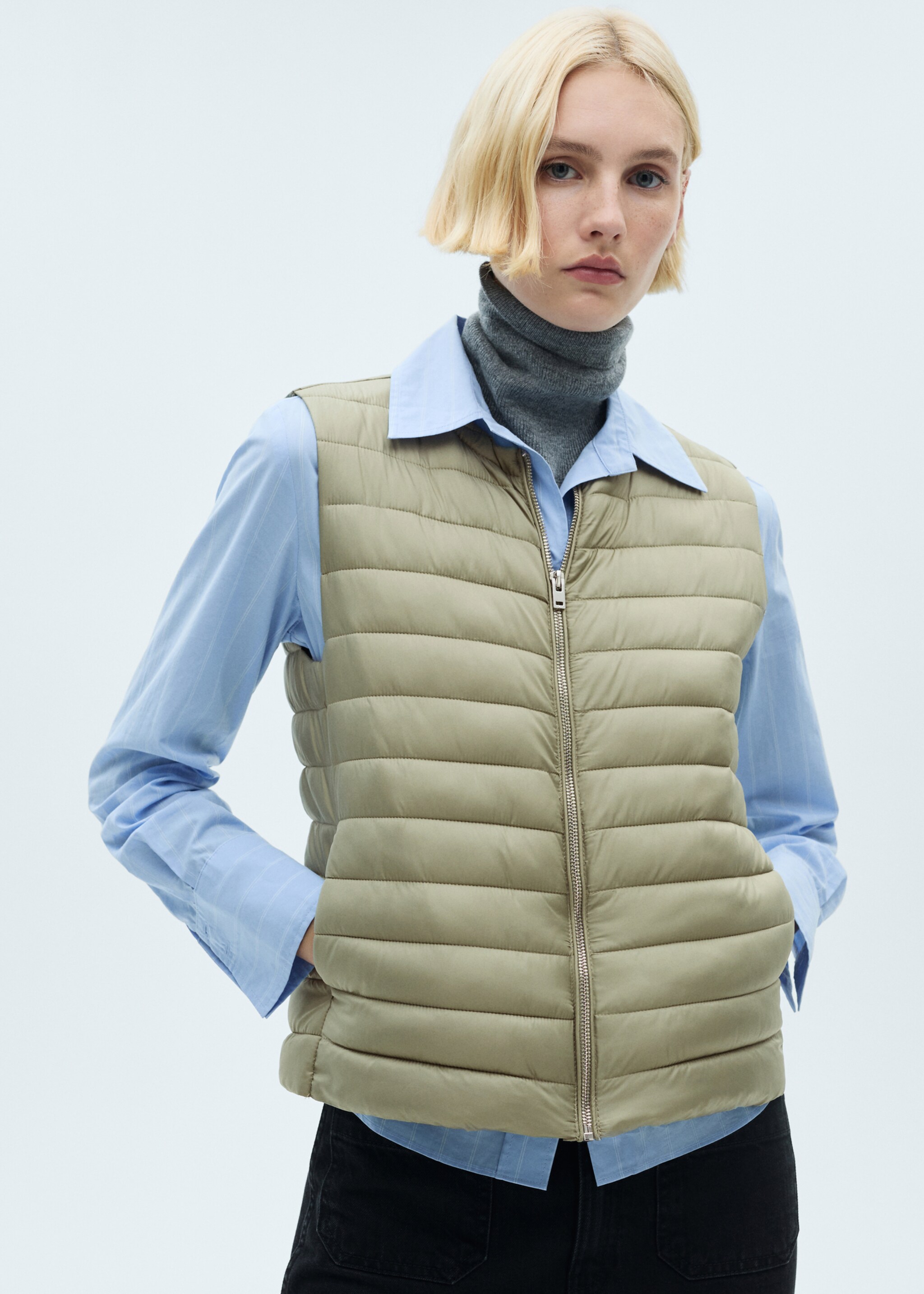 Quilted gilet - Medium plane