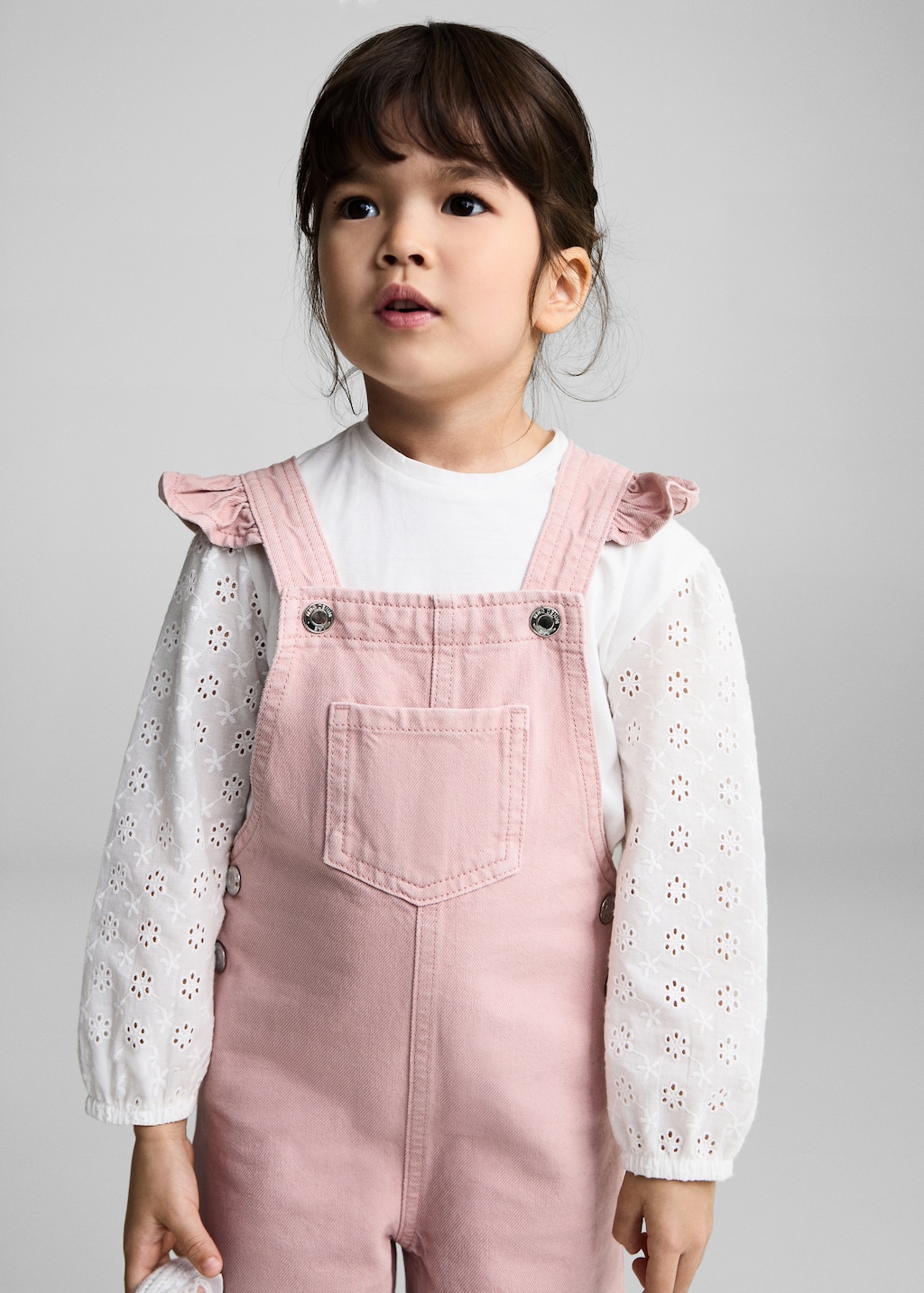 apolina kids BONNIE DUNGAREE DENIM 5-7y キッズ服(100cm