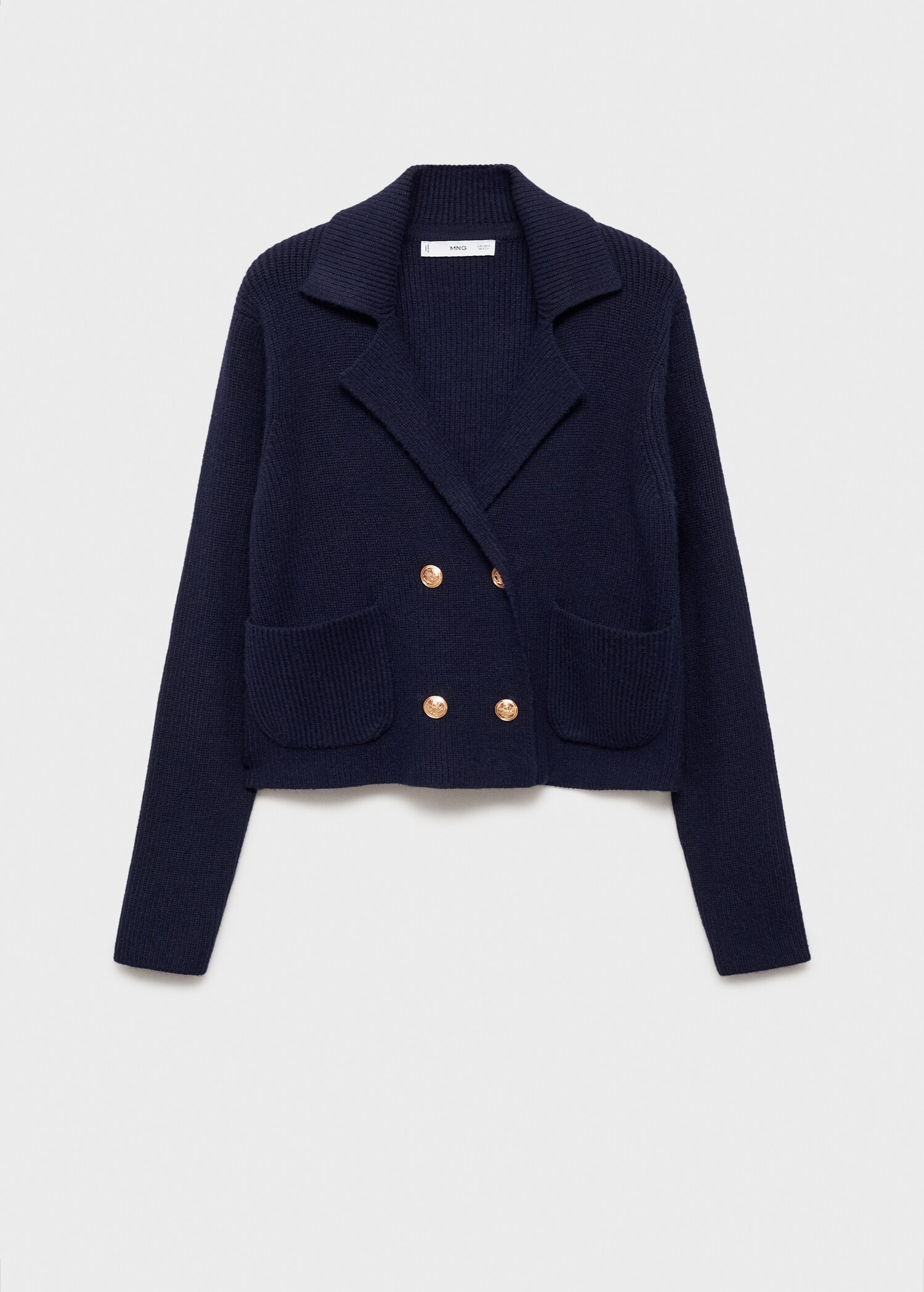 Veste maille double boutonnage - Article sans modèle