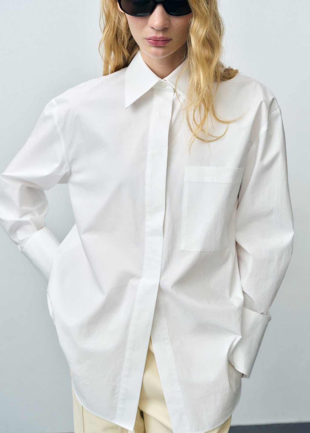 Oversize cotton shirt - Women | MNG Australia Oversize cotton shirt - Women | MNG Australia