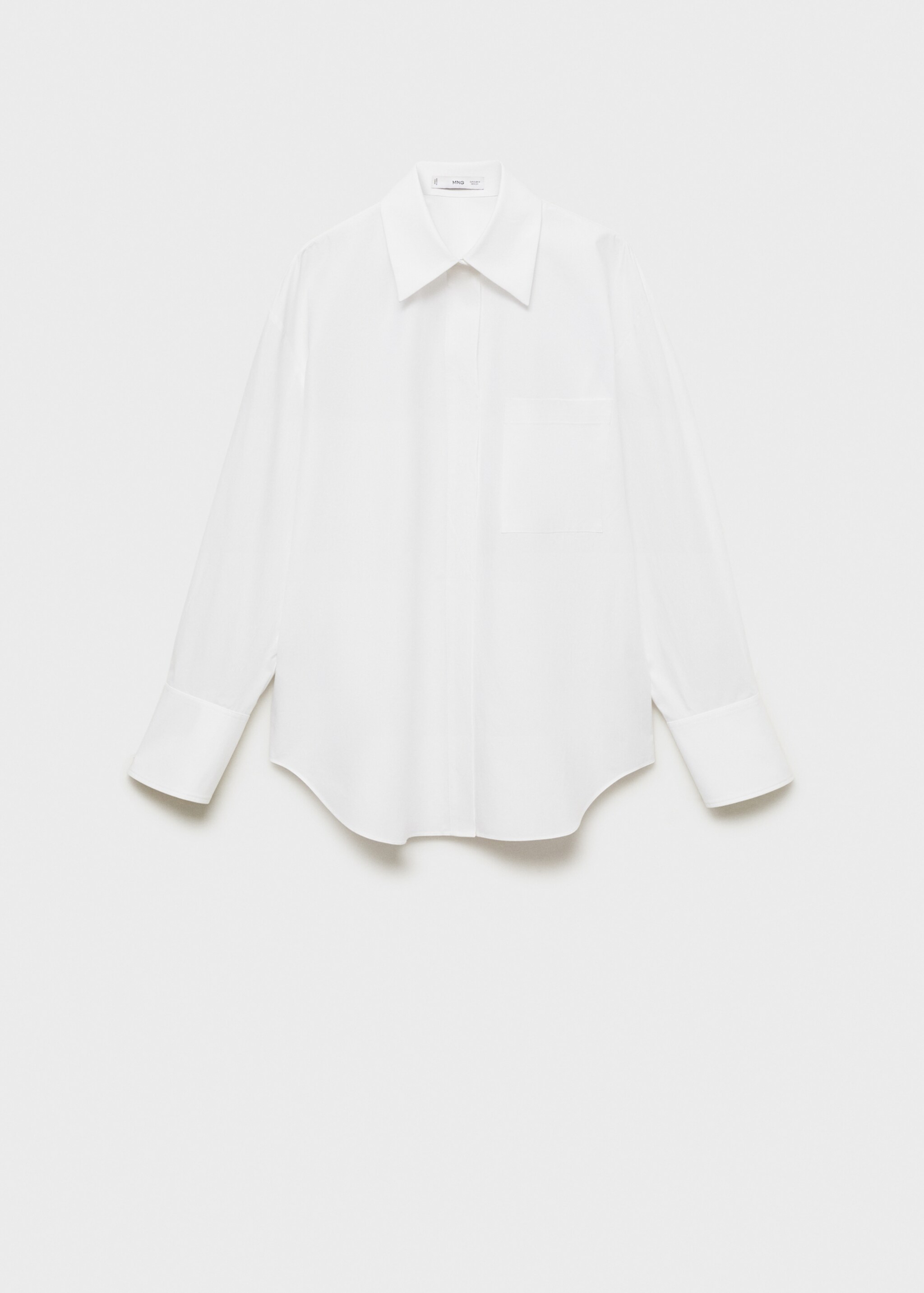Oversize cotton shirt - Article without model