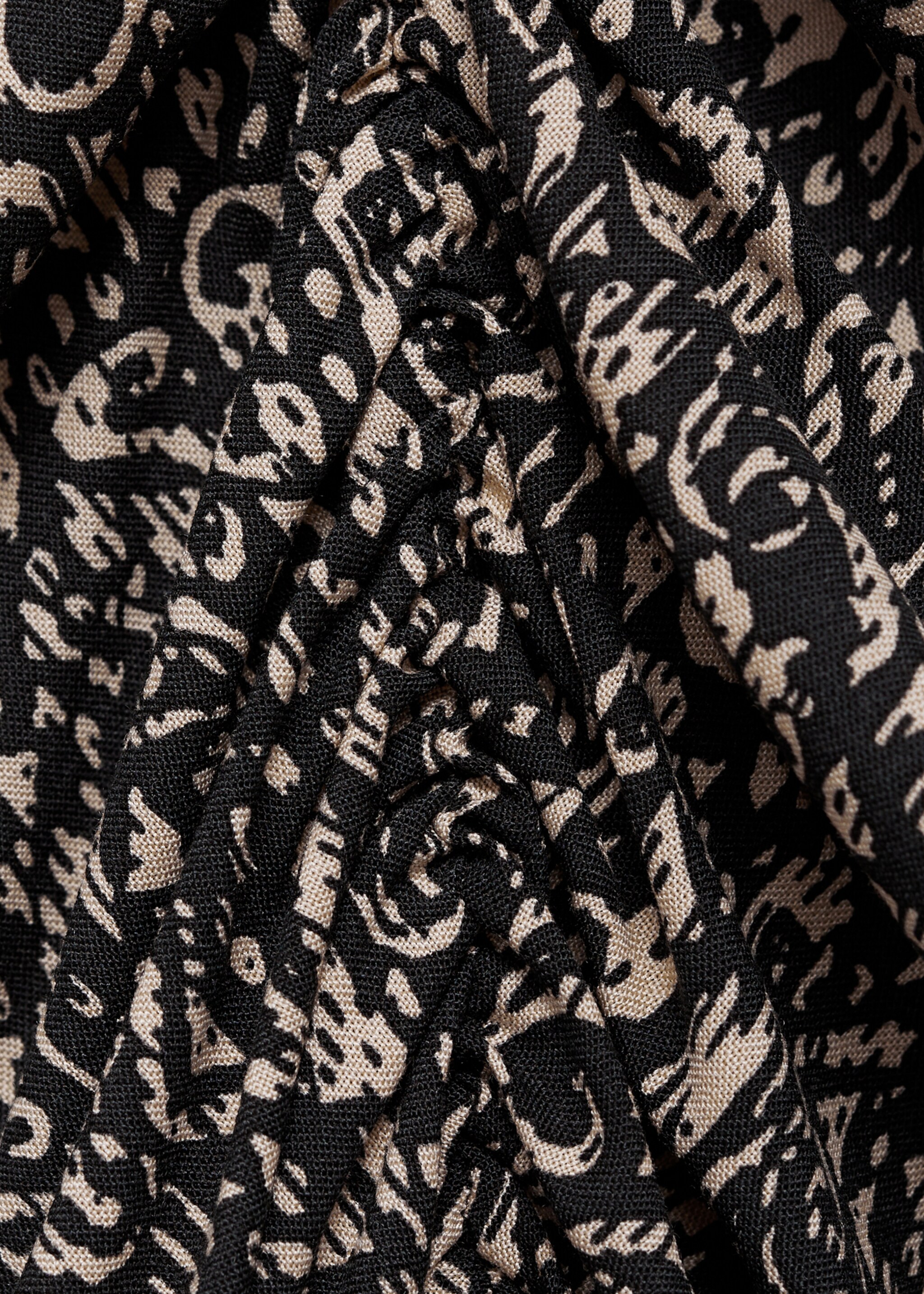 Printed ruched dress - Details of the article 0