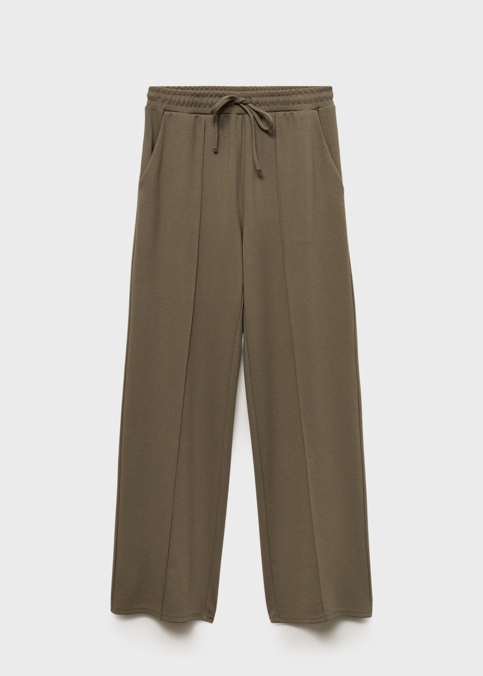 Wide-leg jogger trousers - Article without model