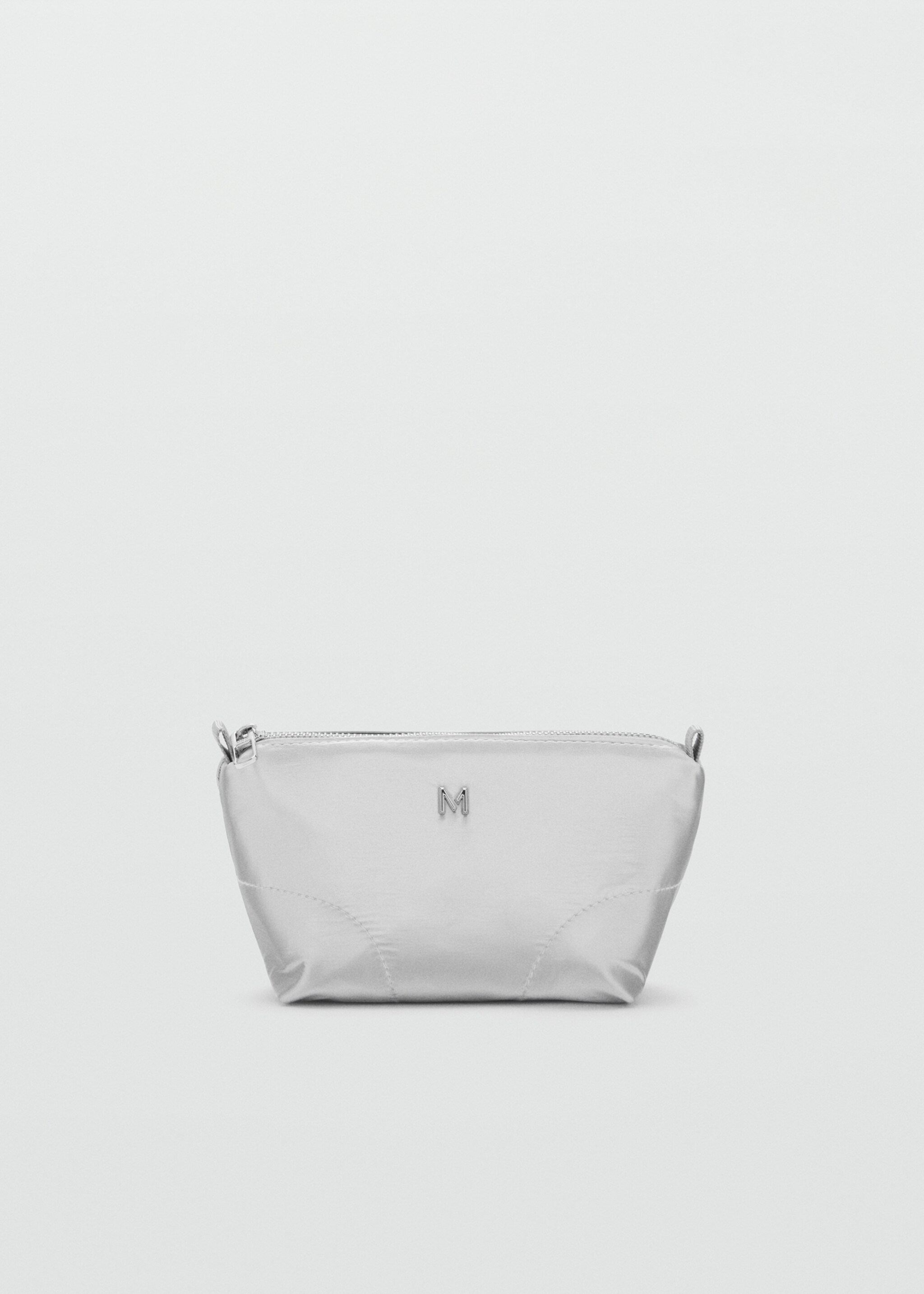Zipped nylon cosmetics bag - Article without model