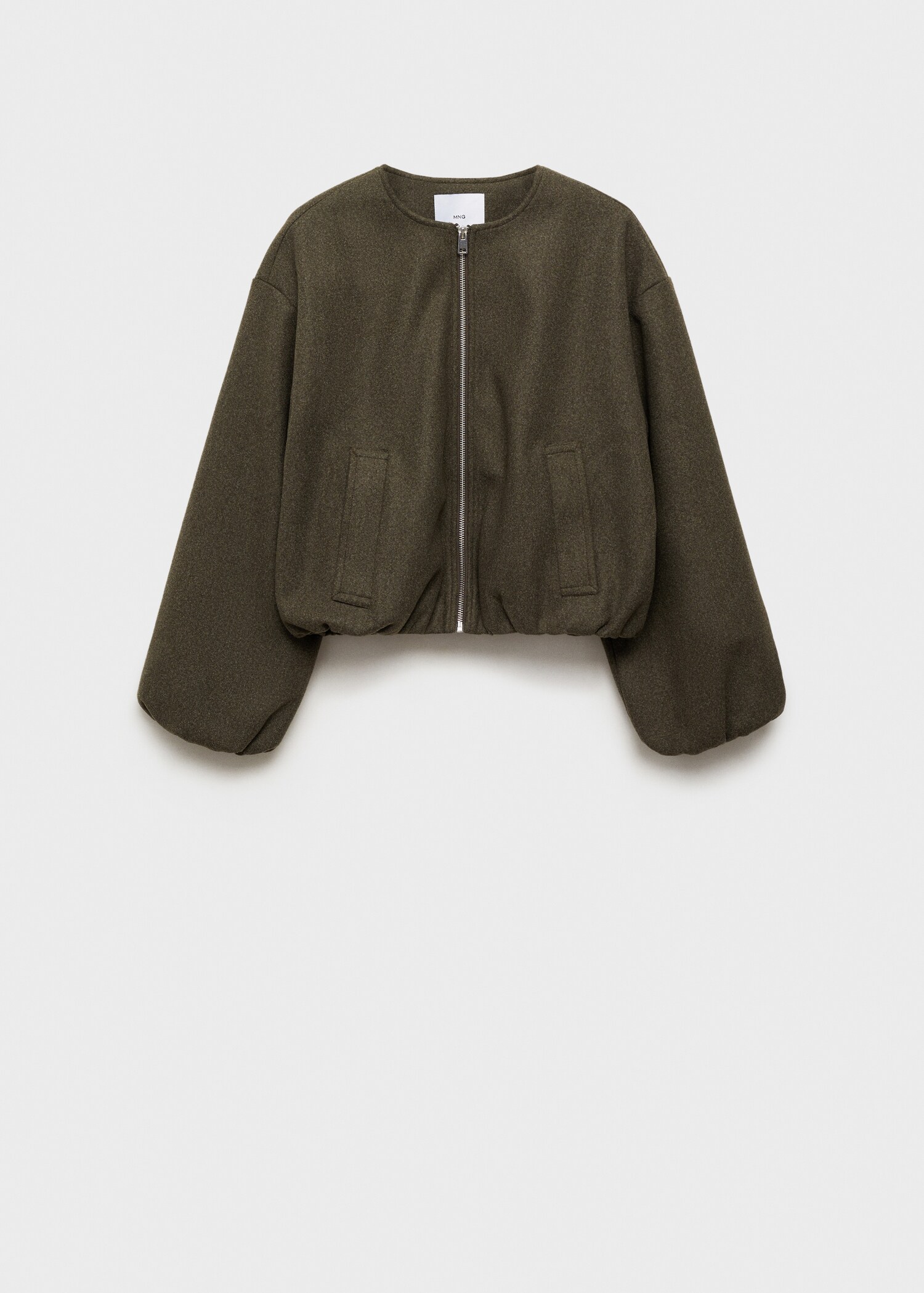 Veste bomber froncée - Article sans modèle