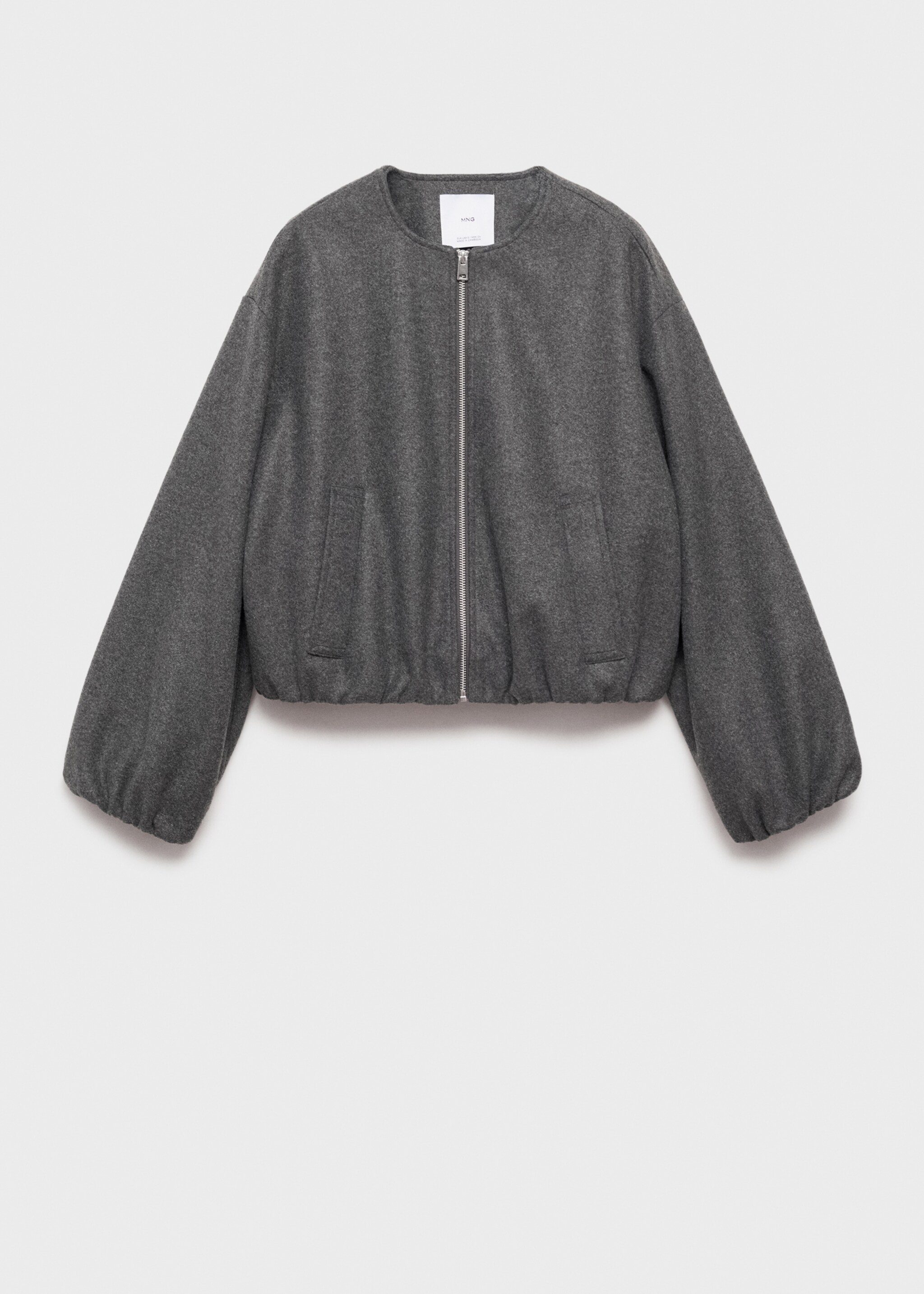 Chaqueta bomber fruncida - Artículo sin modelo