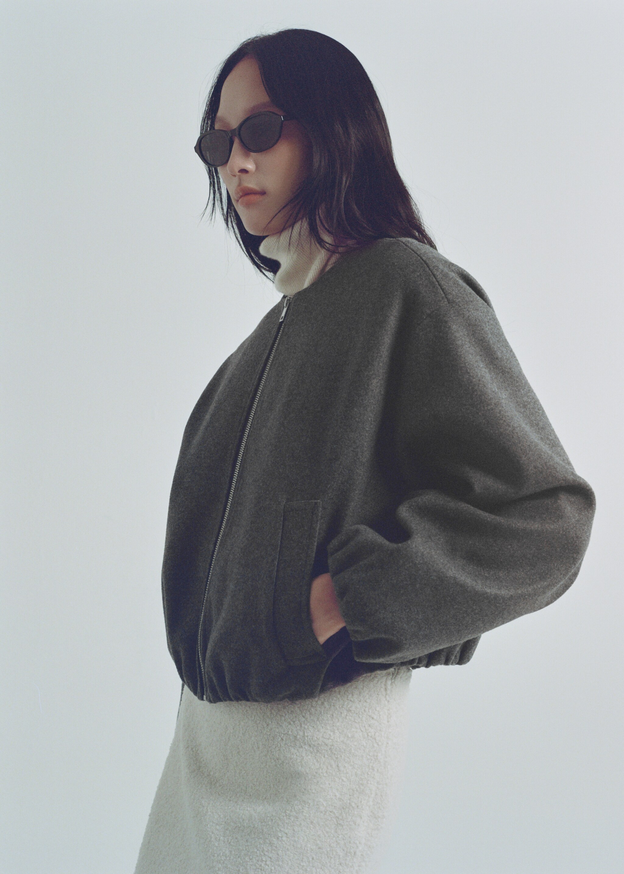 Chaqueta bomber fruncida - Detalle del artículo 7