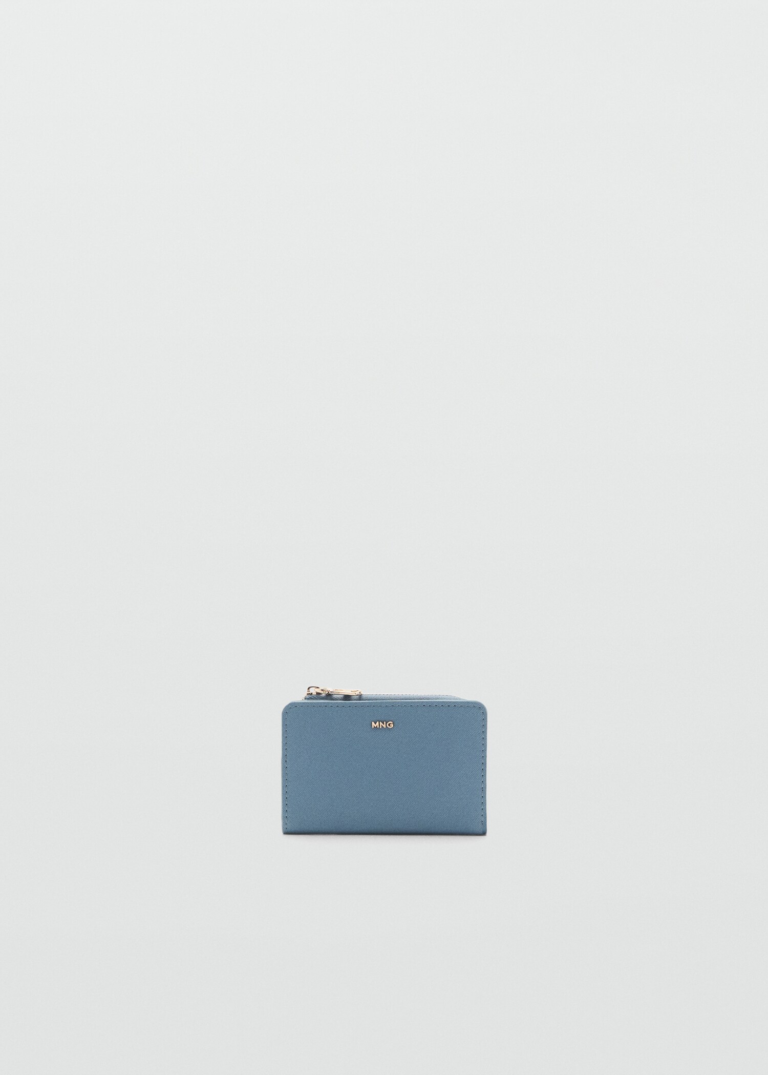 Saffiano-effect folded wallet - Article without model