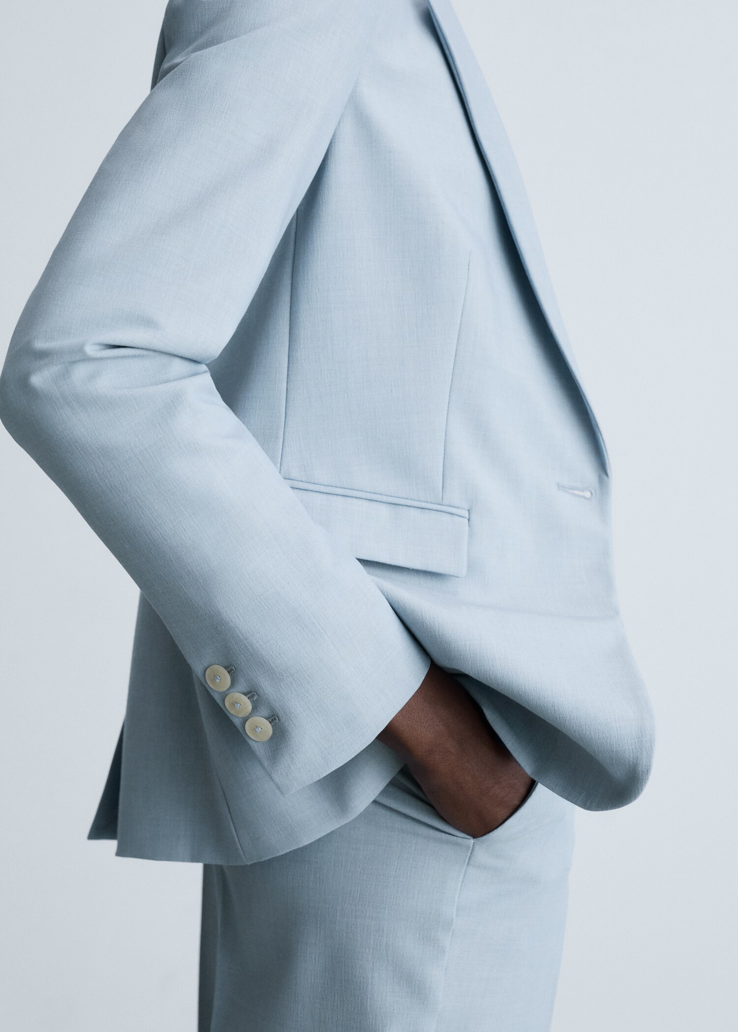 Fitted suit jacket - Details of the article 1