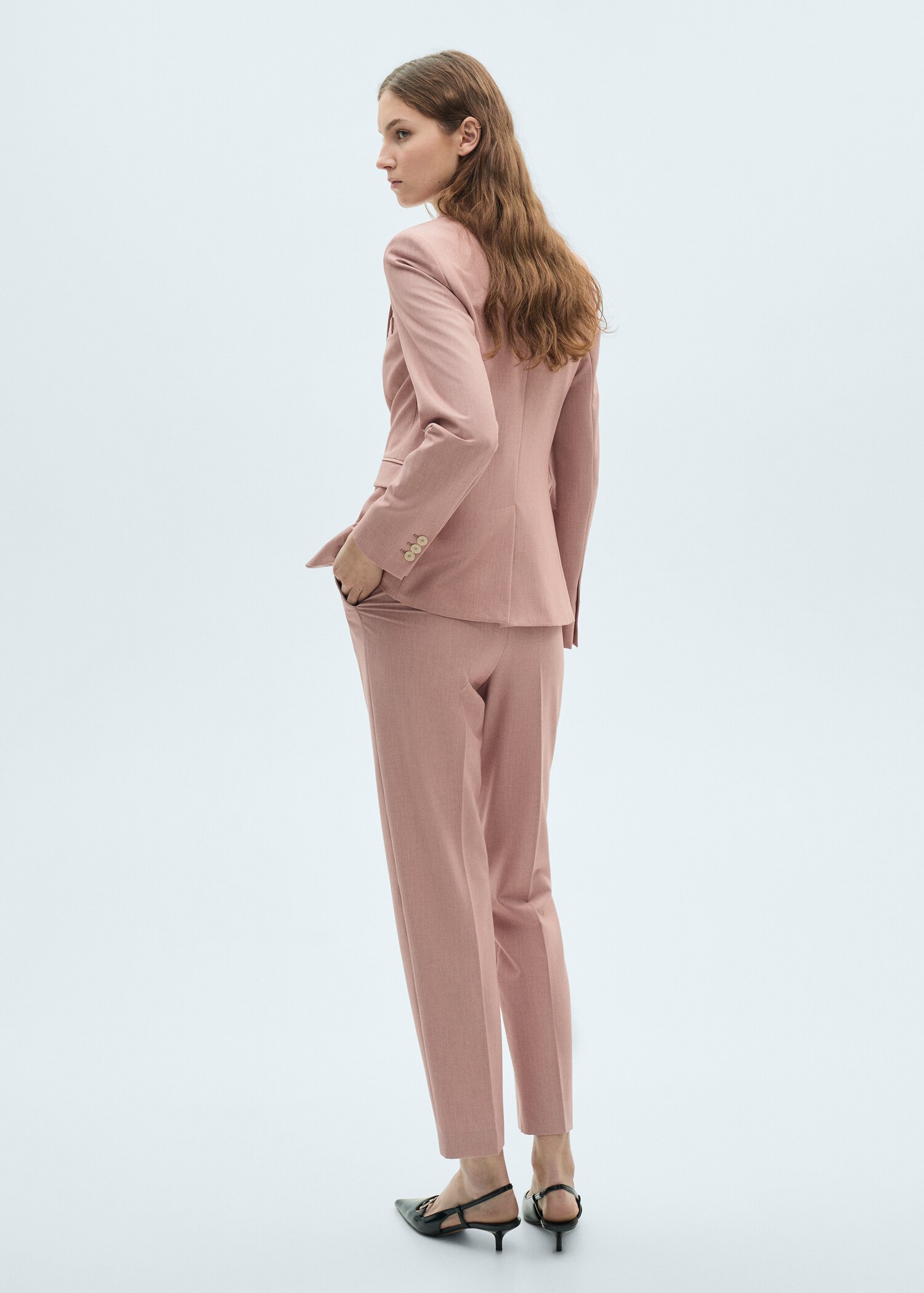 Fitted suit jacket - Reverse of the article