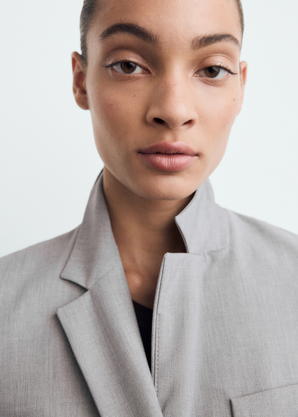 Mango Fitted suit blazer