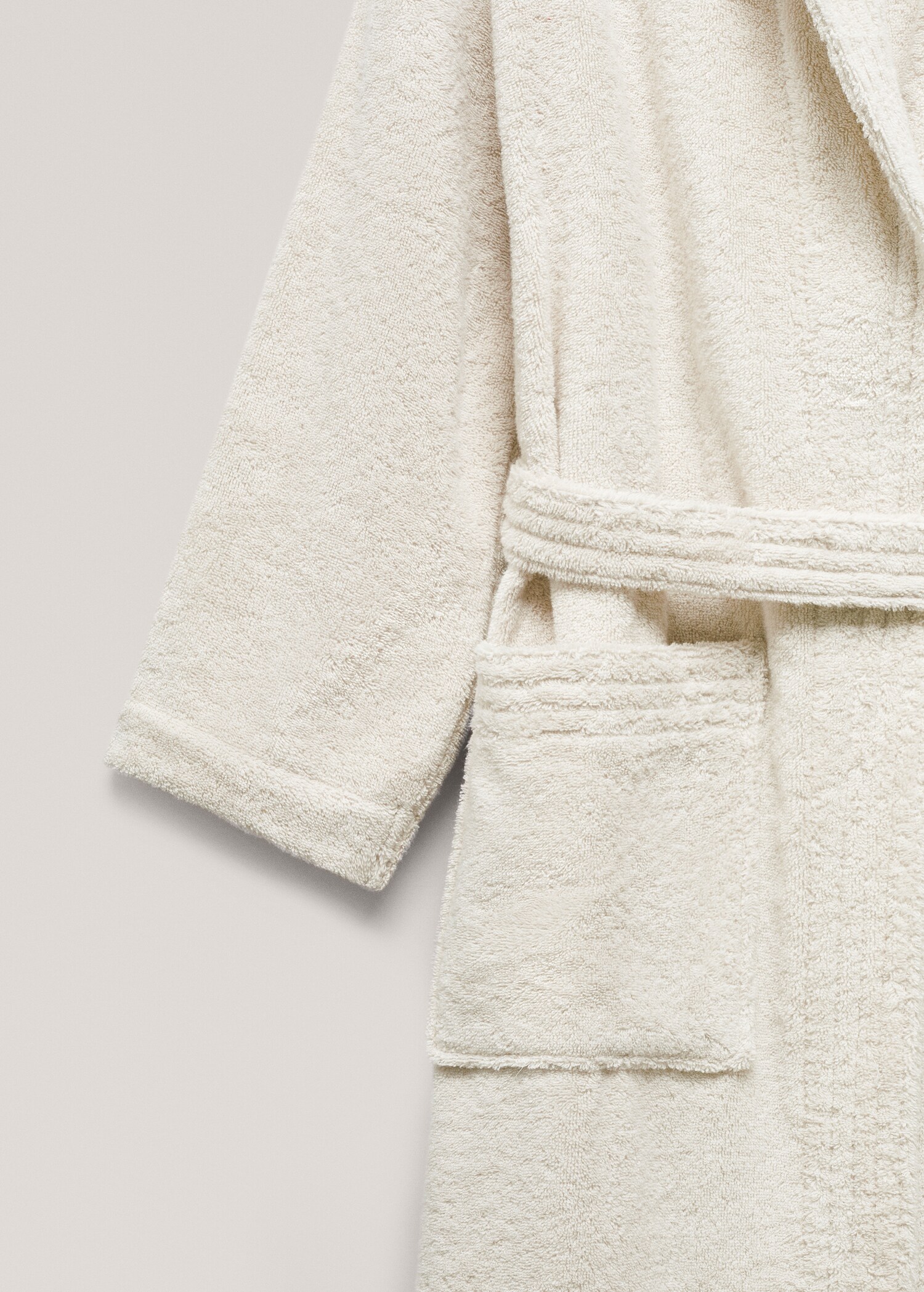Soft cotton bathrobe - Details of the article 1