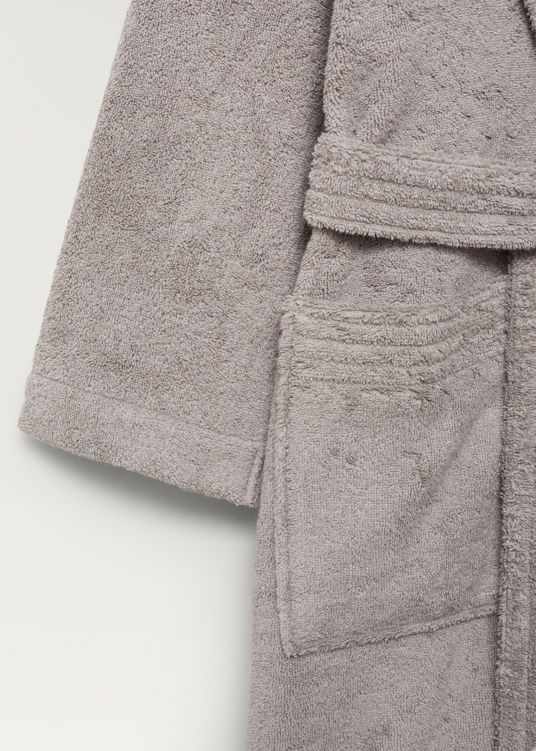 Soft cotton bathrobe - Details of the article 2