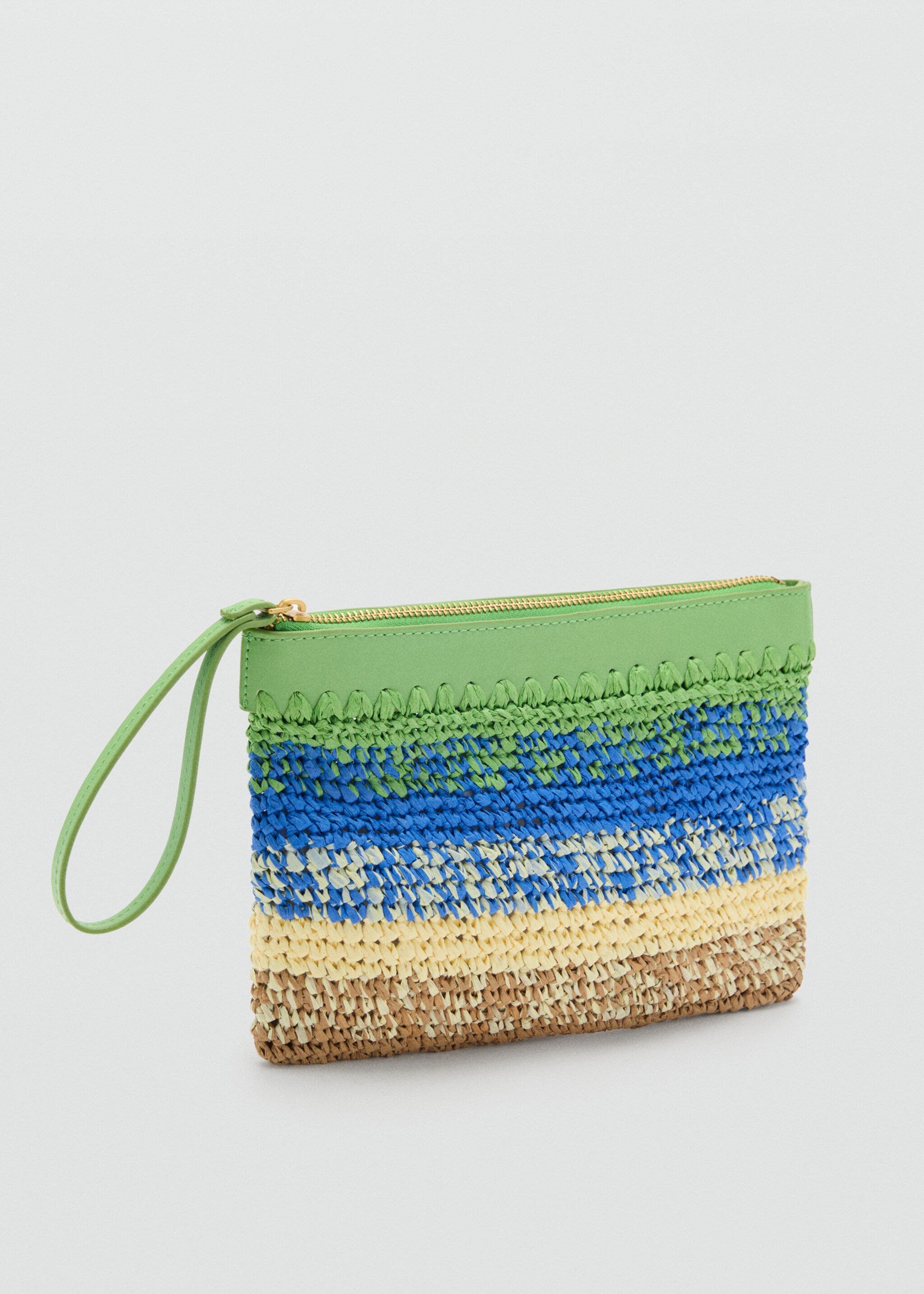 Pochette fibres naturelles dégradée - Plan moyen