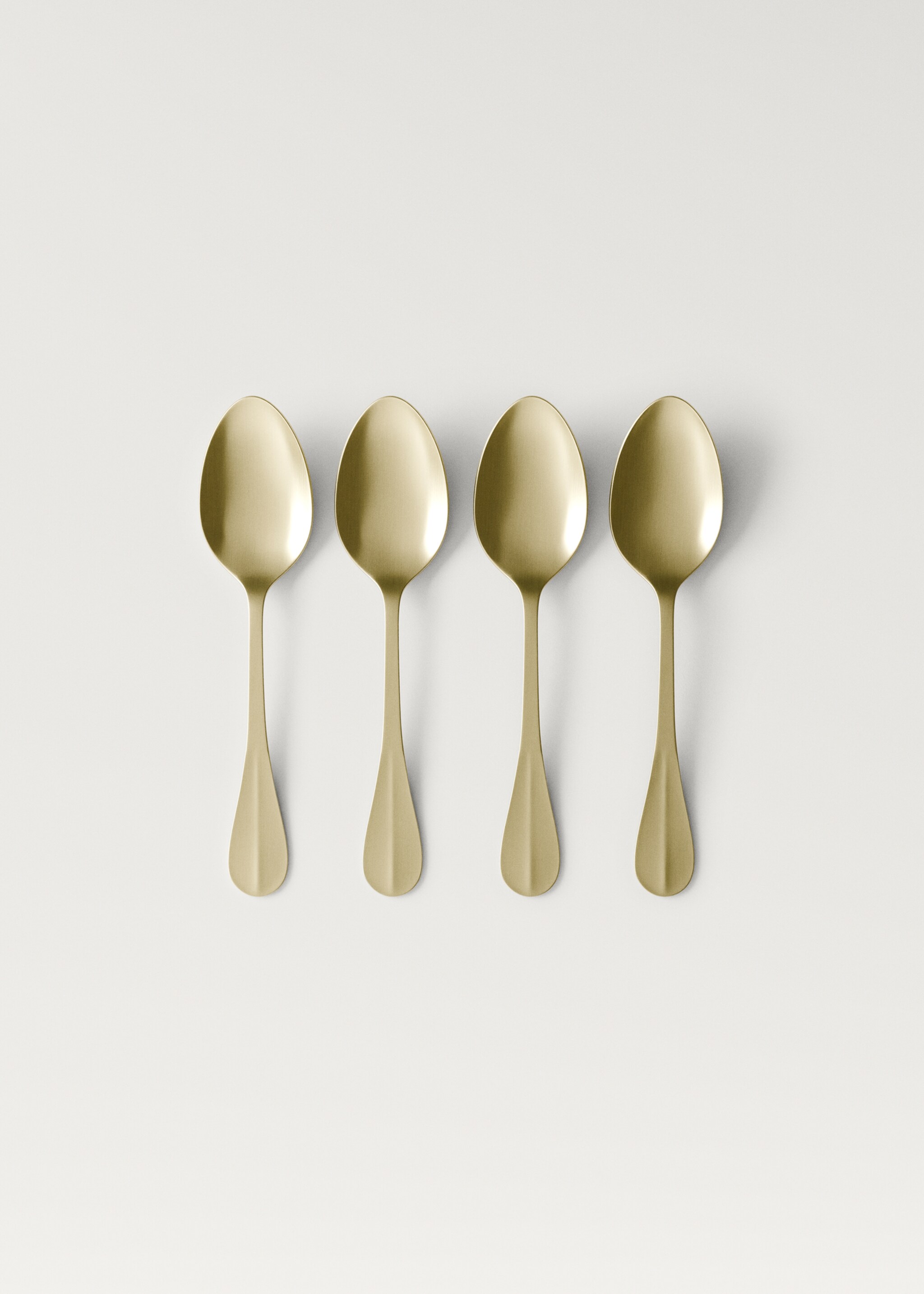 Pack cucharas café 4 piezas dorado - Artículo sin modelo