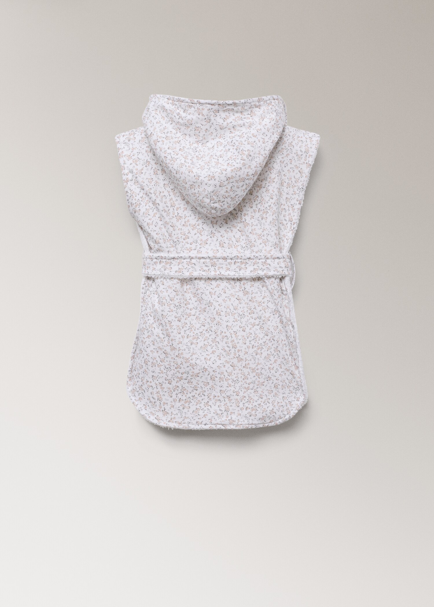 Peignoir enfant coton imprimé mini fleurs - Détail de l'article 1