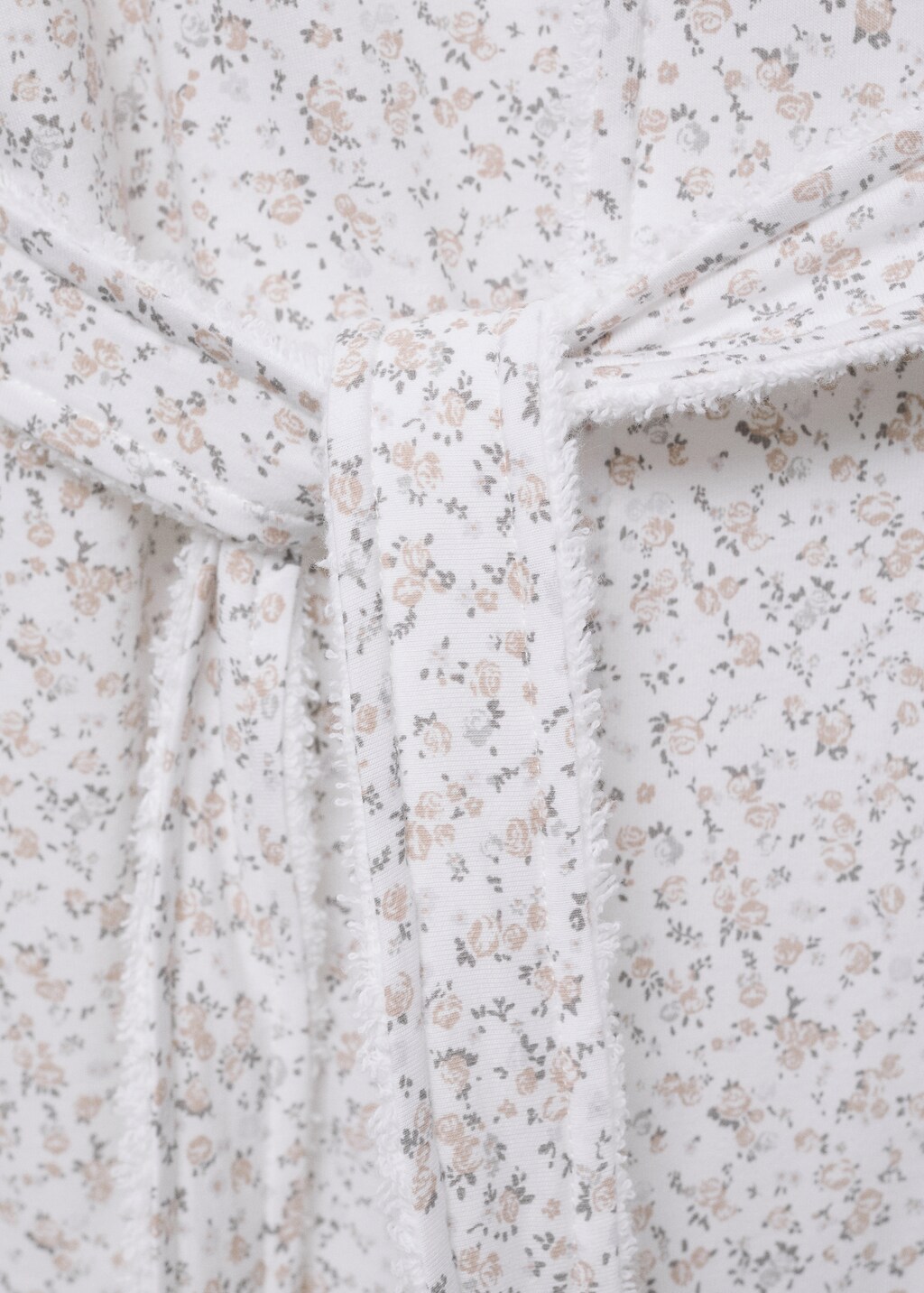 Children’s bathrobe with mini-flower print