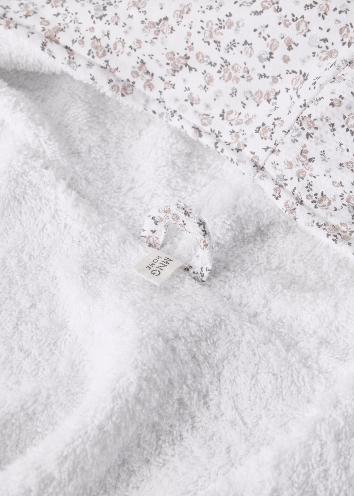 Peignoir enfant coton imprimé mini fleurs - Détail de l'article 4