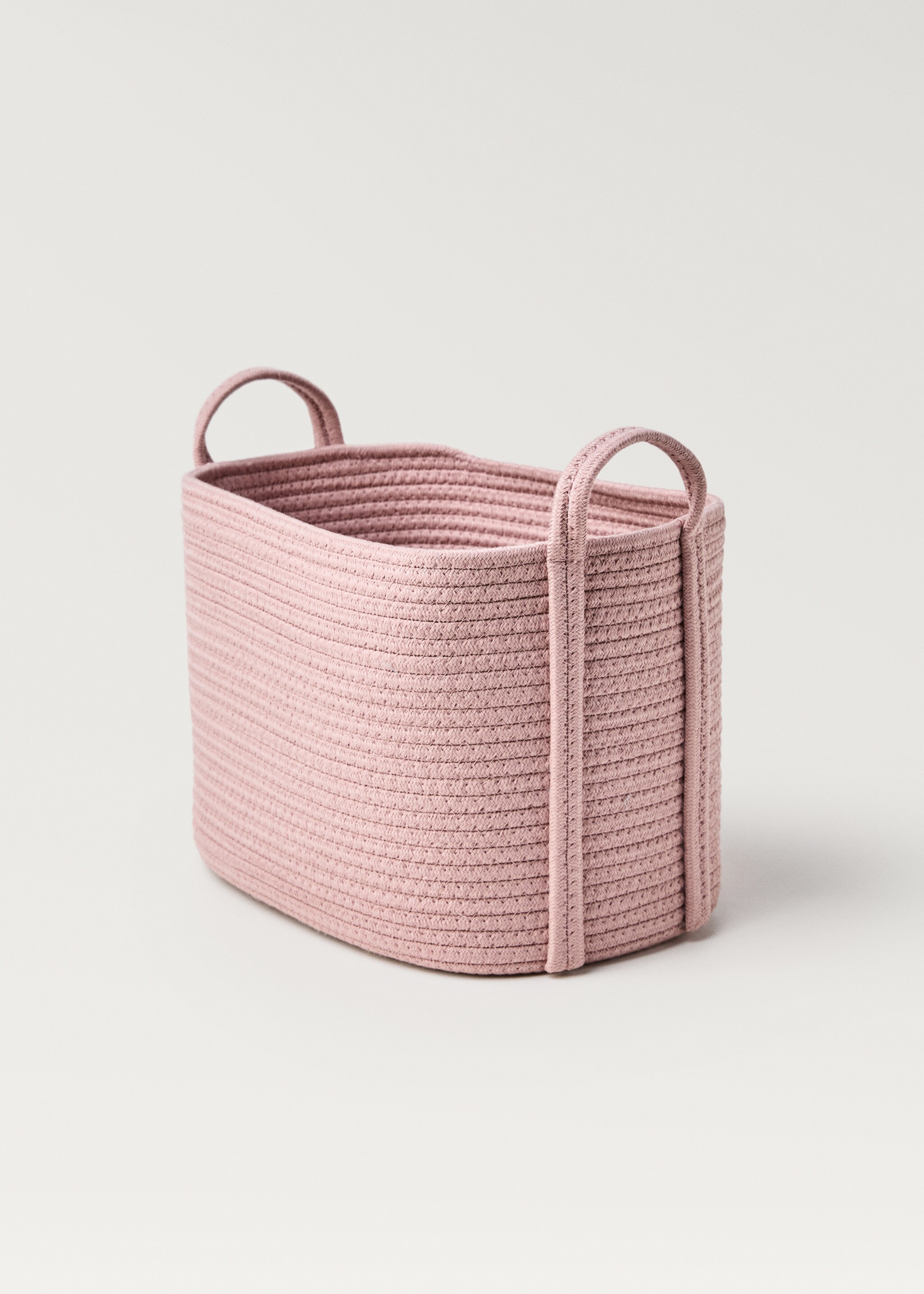 Large children's cotton basket with handles - Details of the article 1