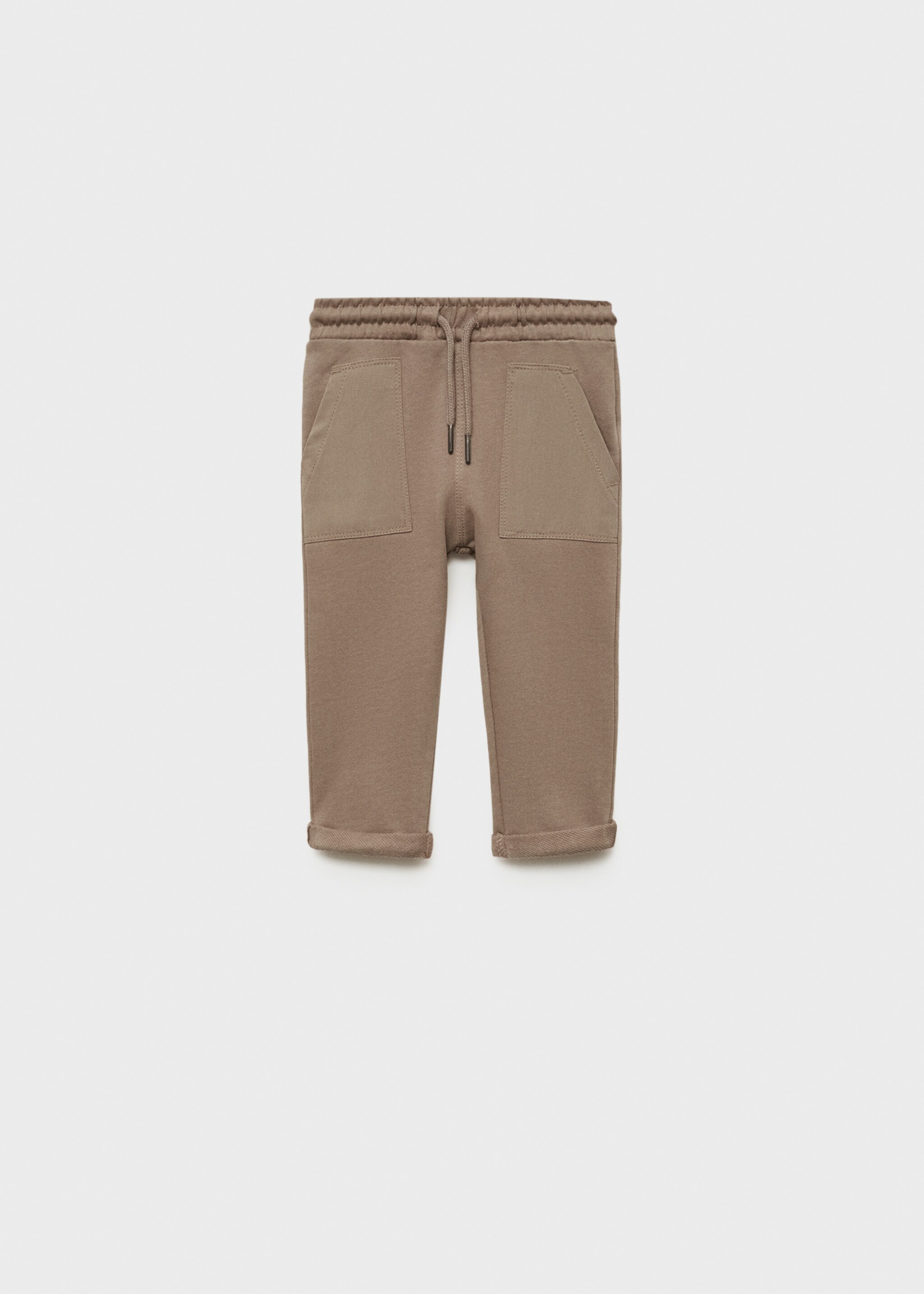 Cotton jogger-style trousers - Article without model