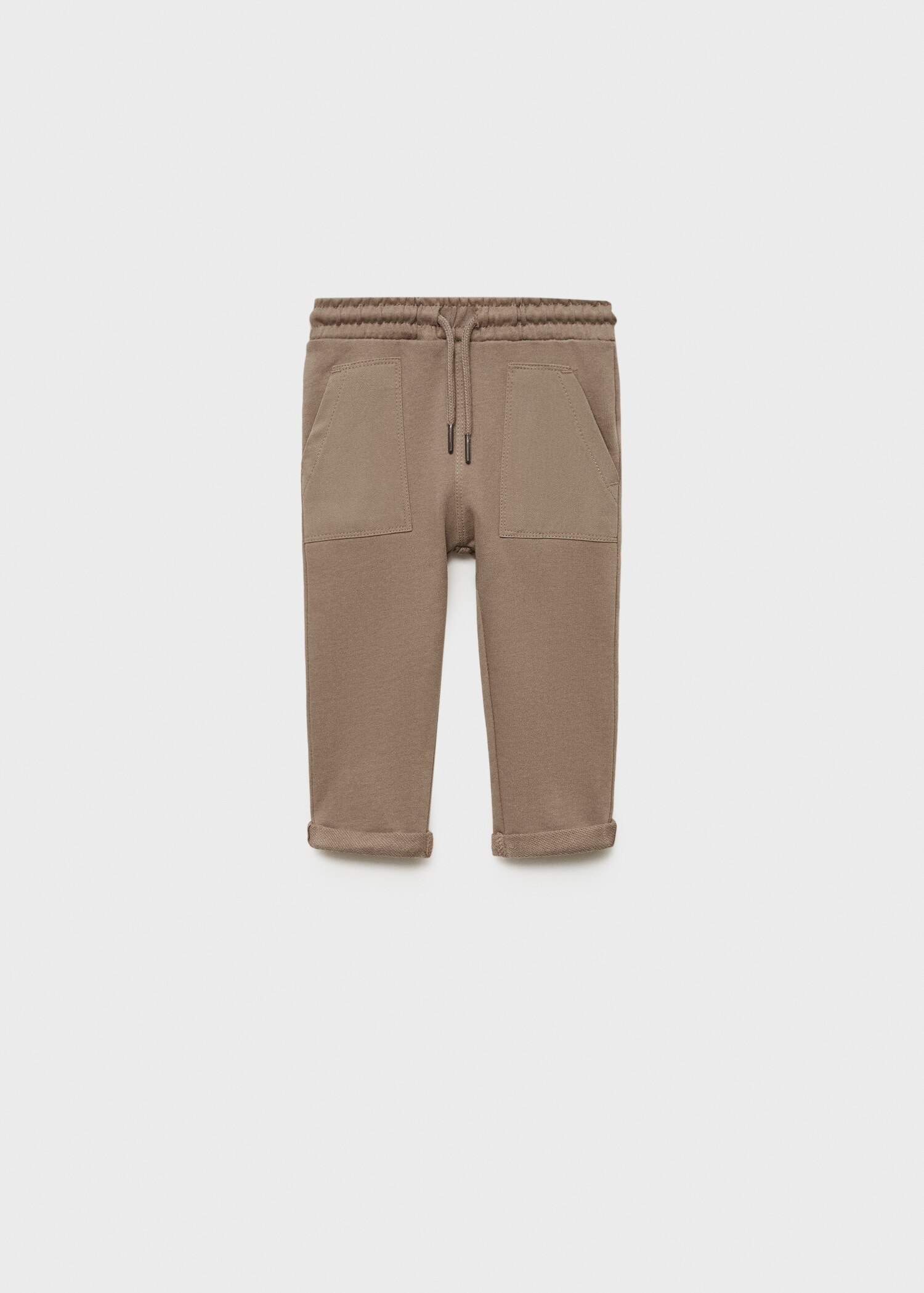 Cotton jogger-style trousers - Article without model