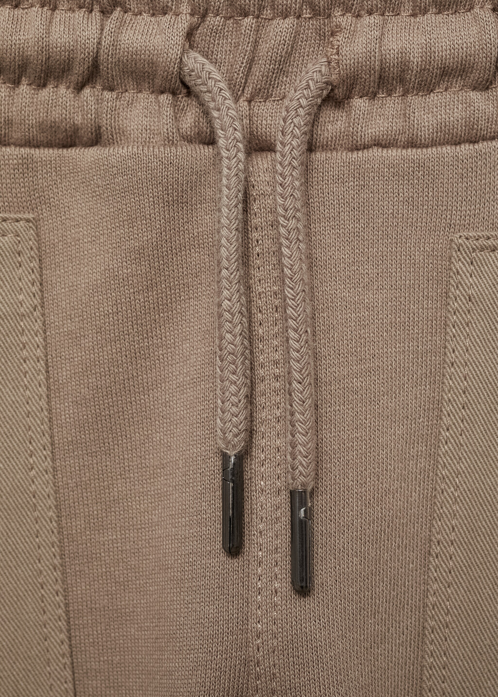 Cotton jogger-style trousers - Details of the article 8