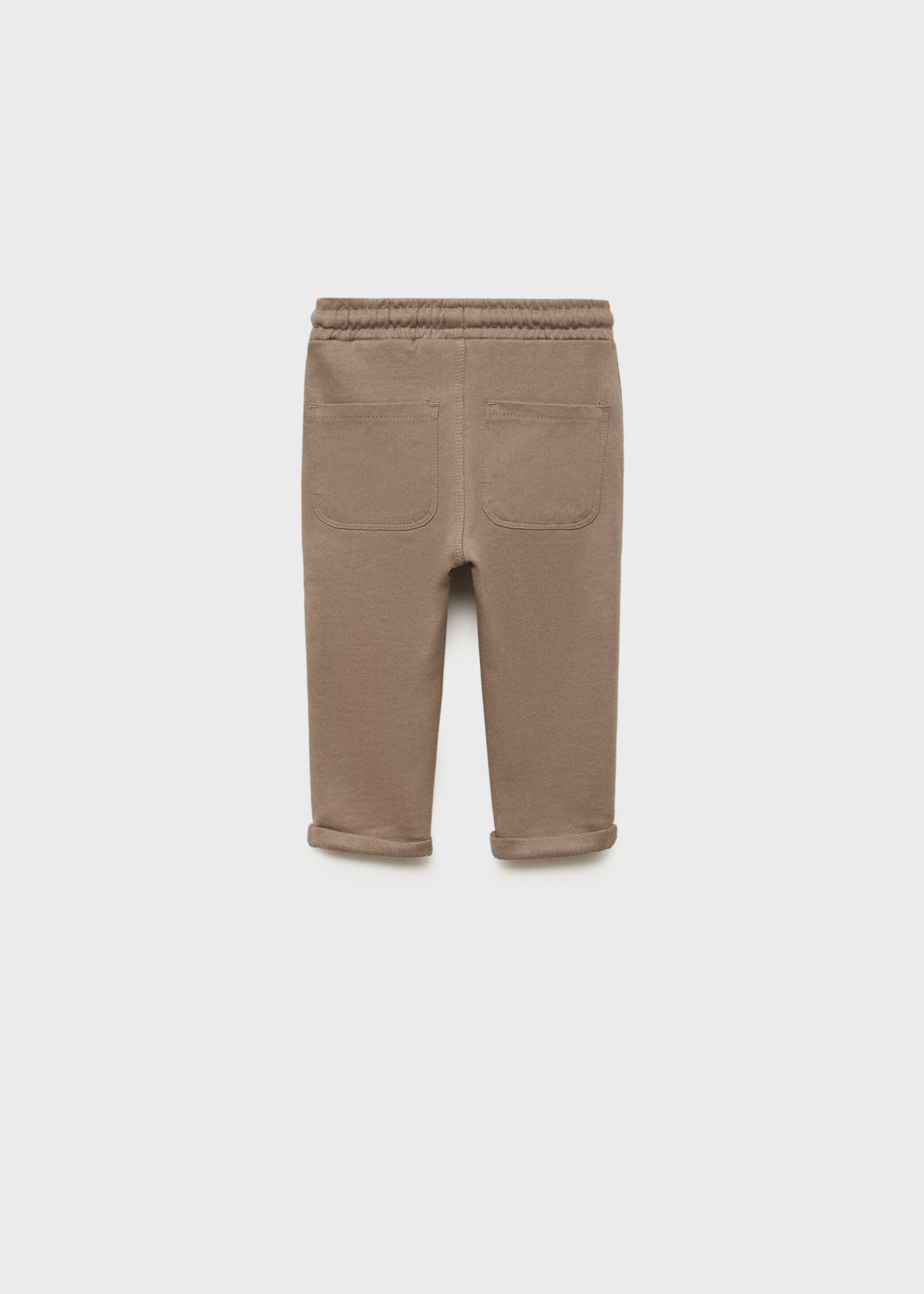 Cotton jogger-style trousers - Reverse of the article