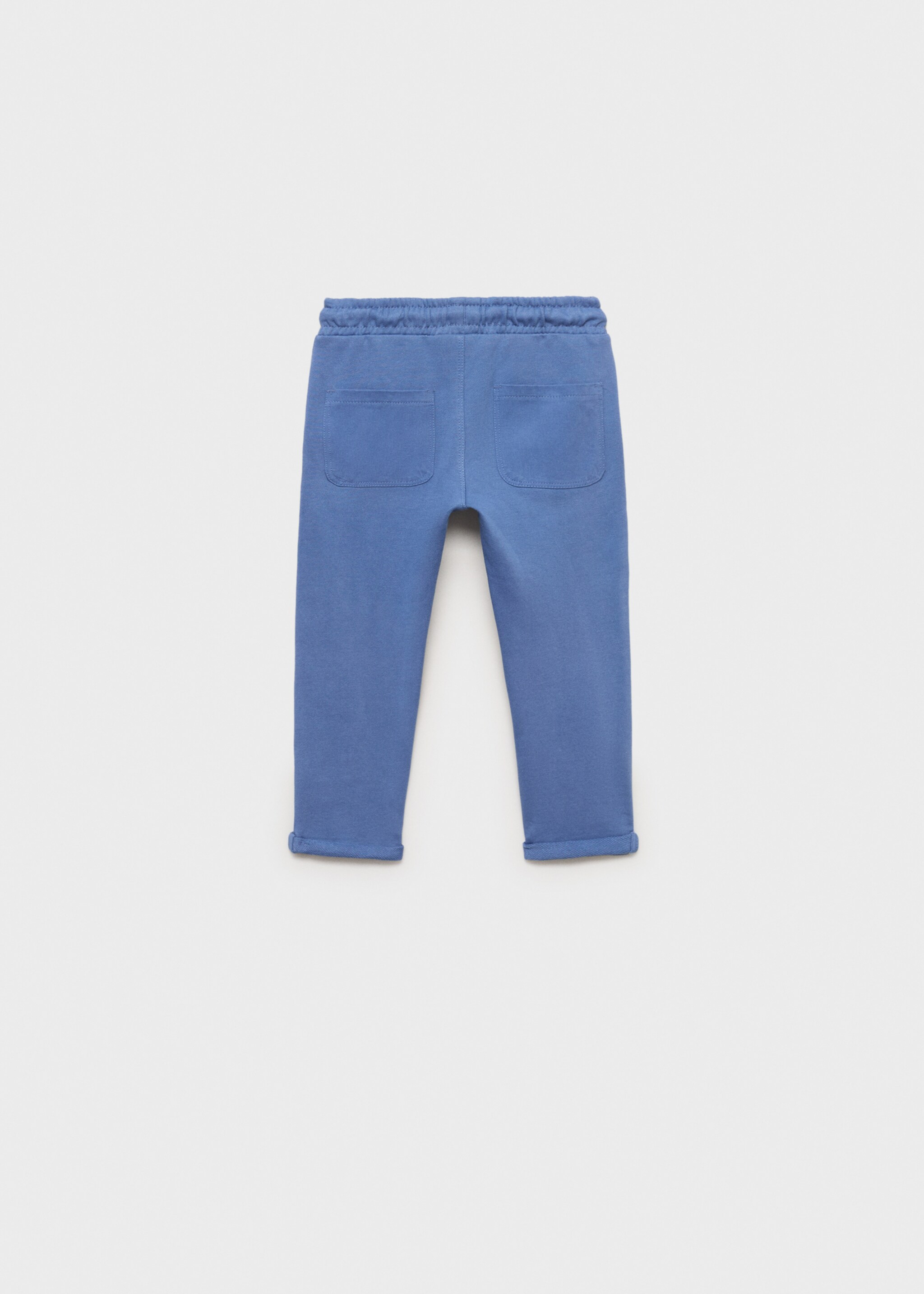 Cotton jogger-style trousers - Reverse of the article