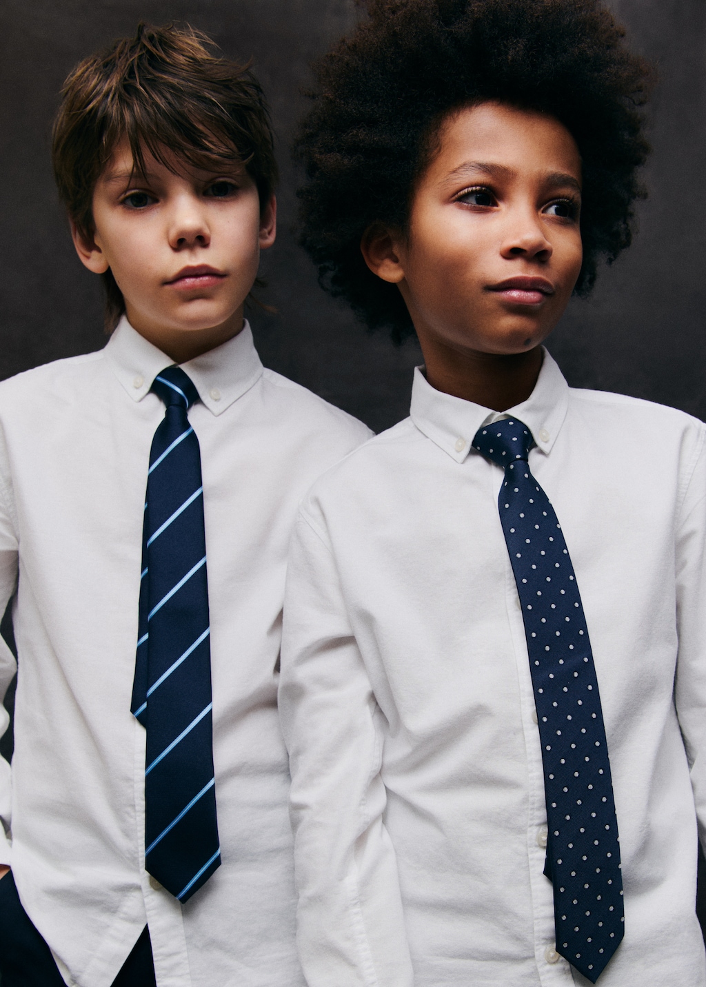 Polka-dot patterned tie