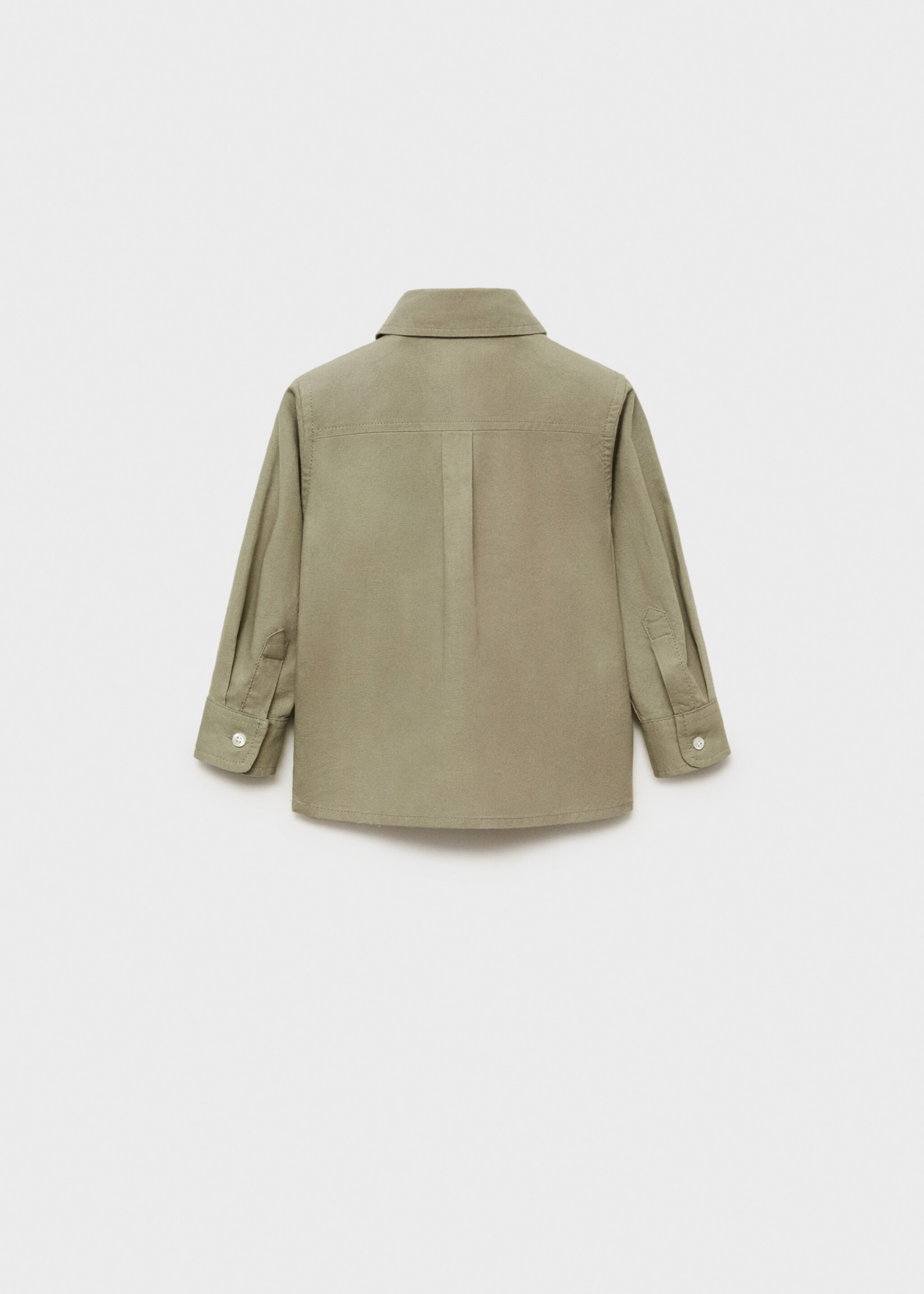 Camisa algodón estilo polo - Reverso del artículo