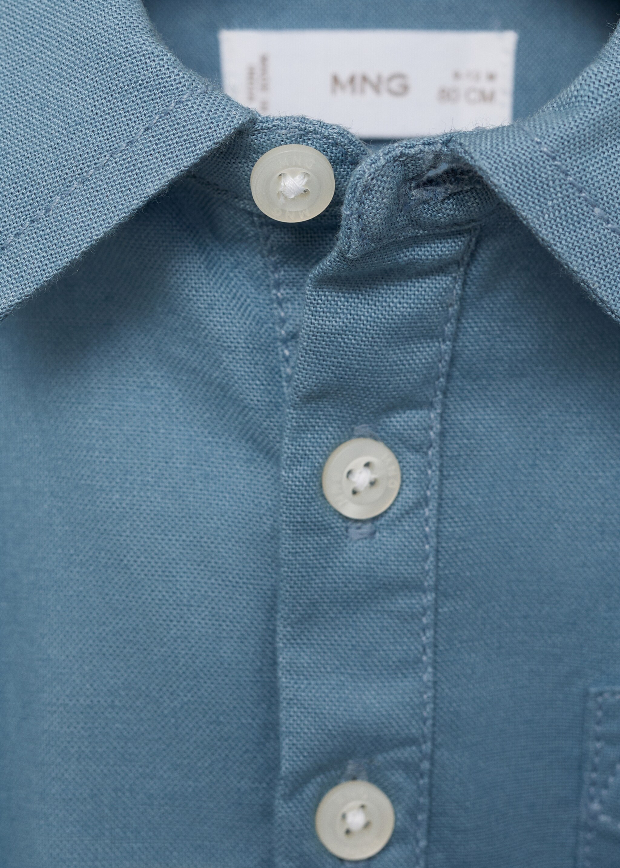 Camisa algodón estilo polo - Detalle del artículo 8