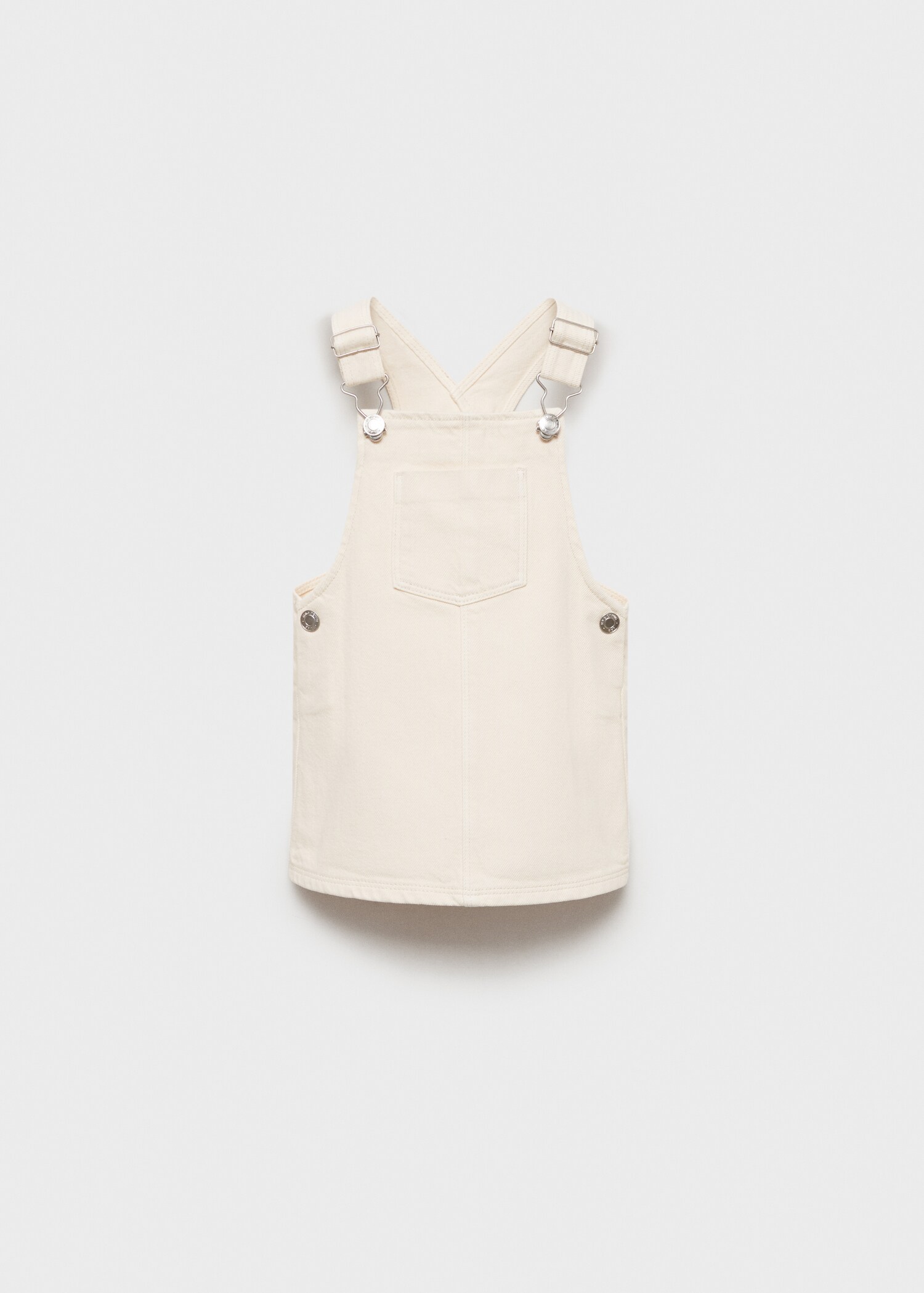 Short denim pinafore - Article without model