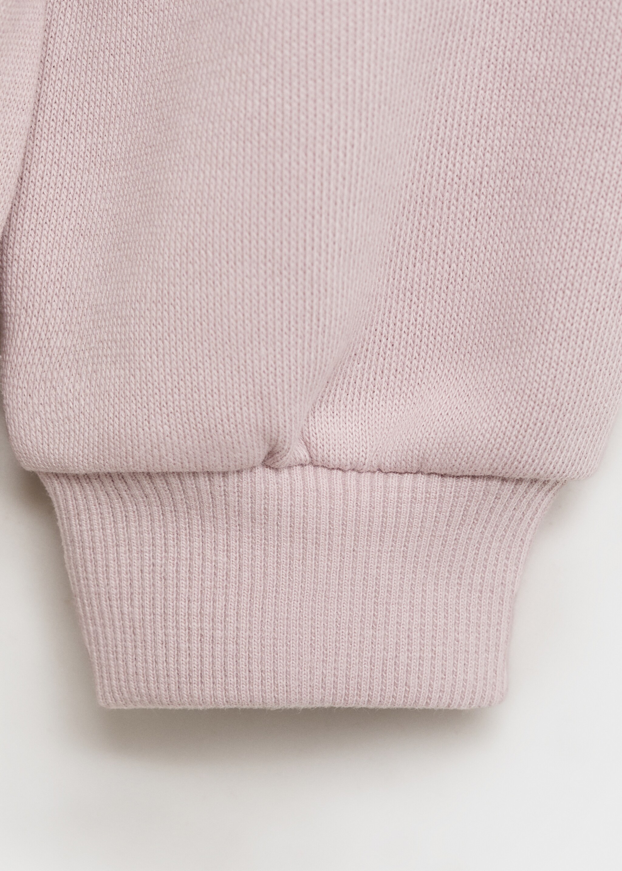 Sudadera algodón mensaje relieve - Detalle del artículo 0