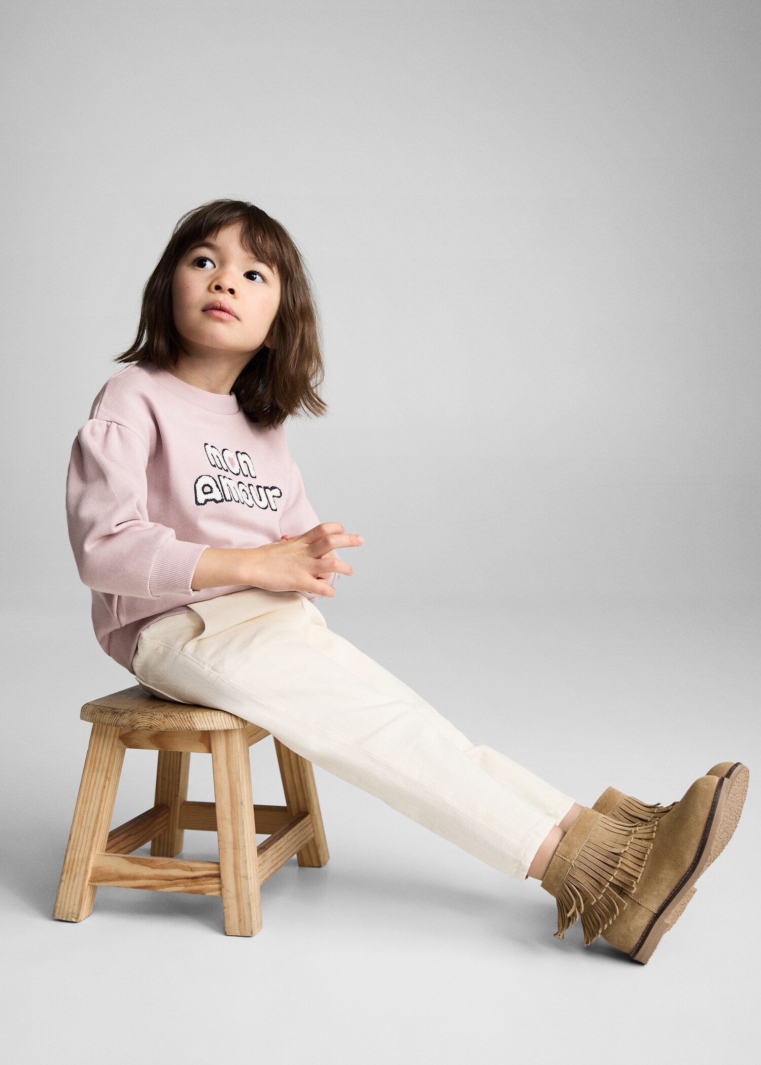 Sudadera algodón mensaje relieve - Detalle del artículo 2