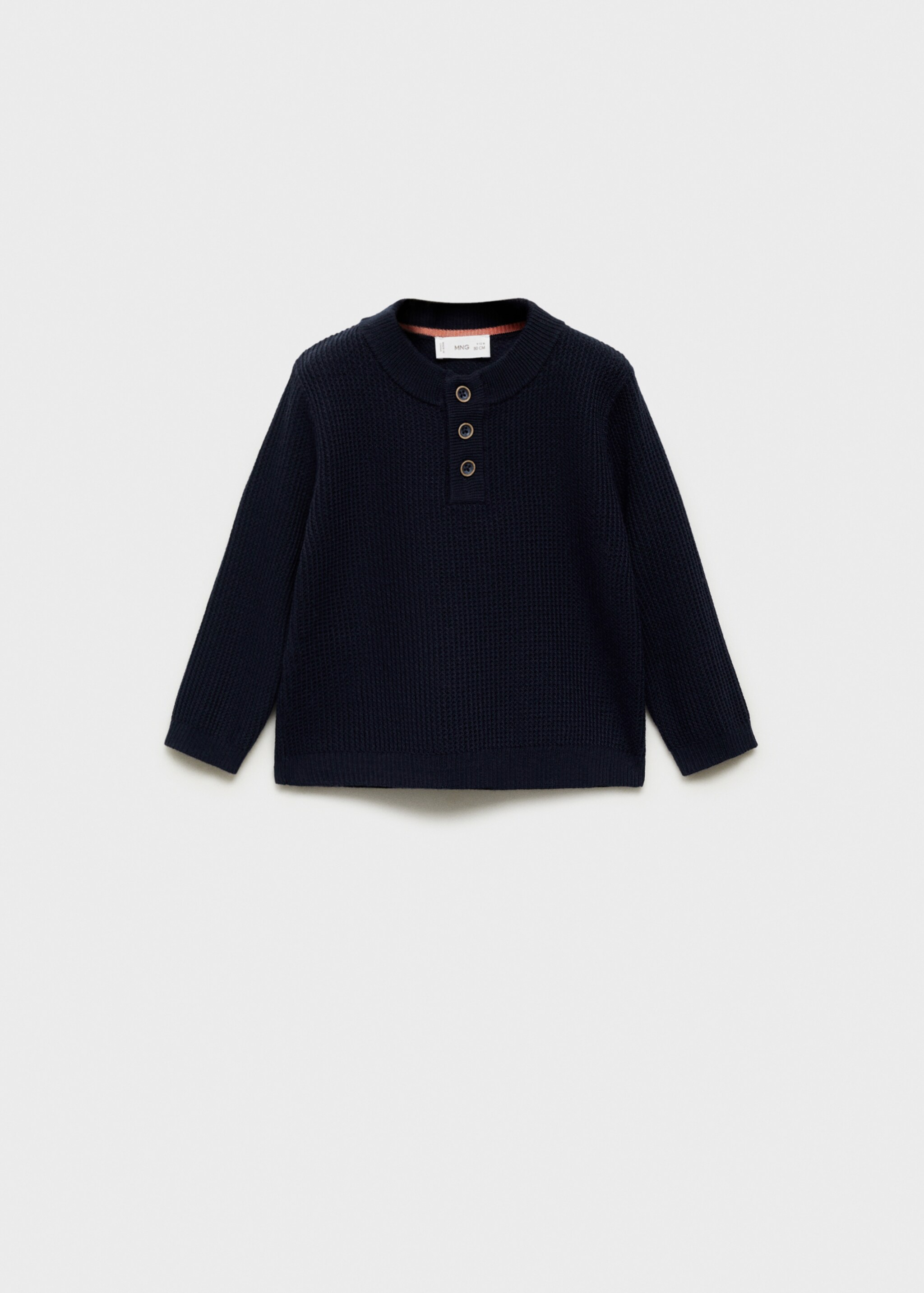 Knitted cotton sweater - Article without model