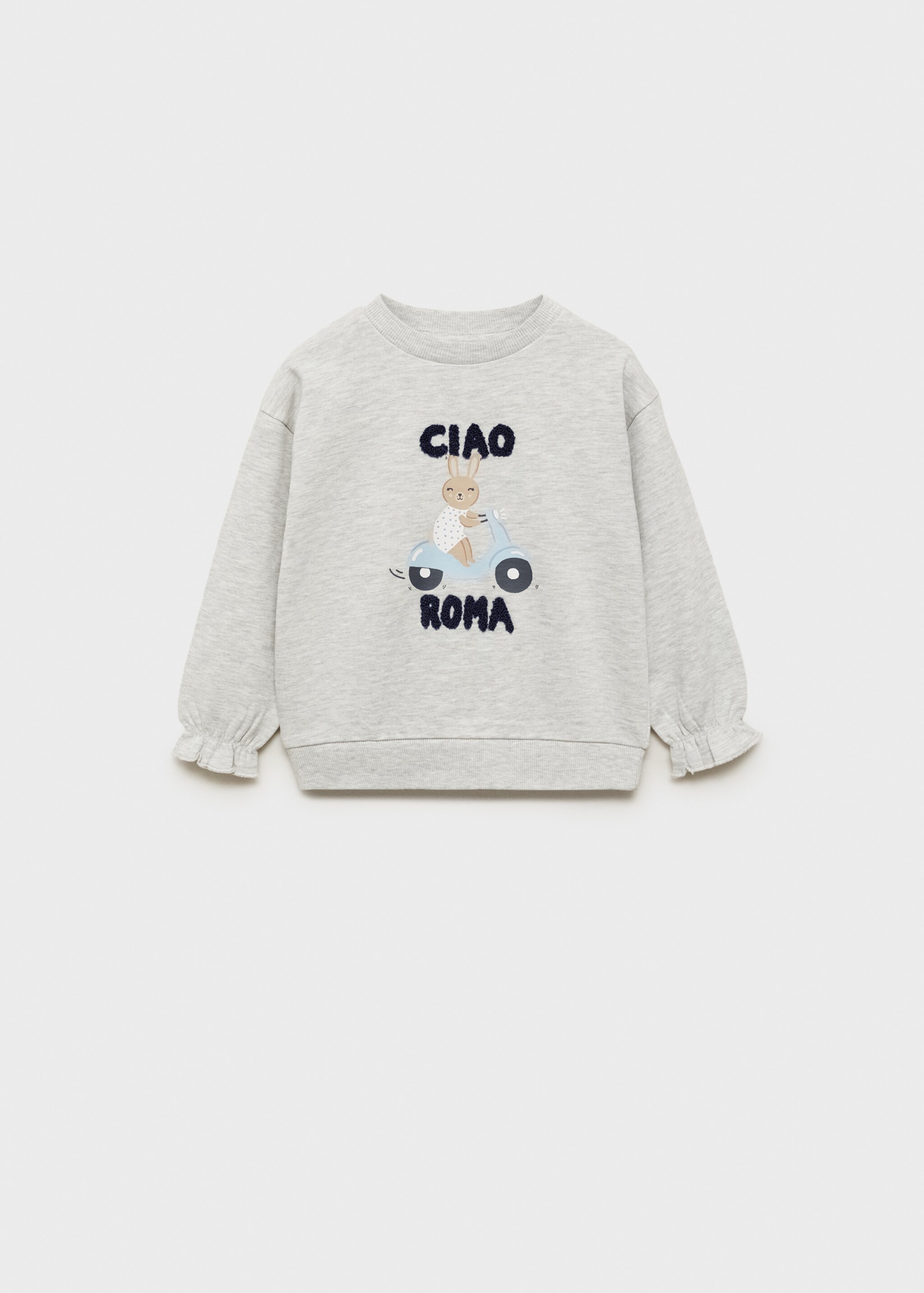 Sudadera estampado relieve - Artículo sin modelo
