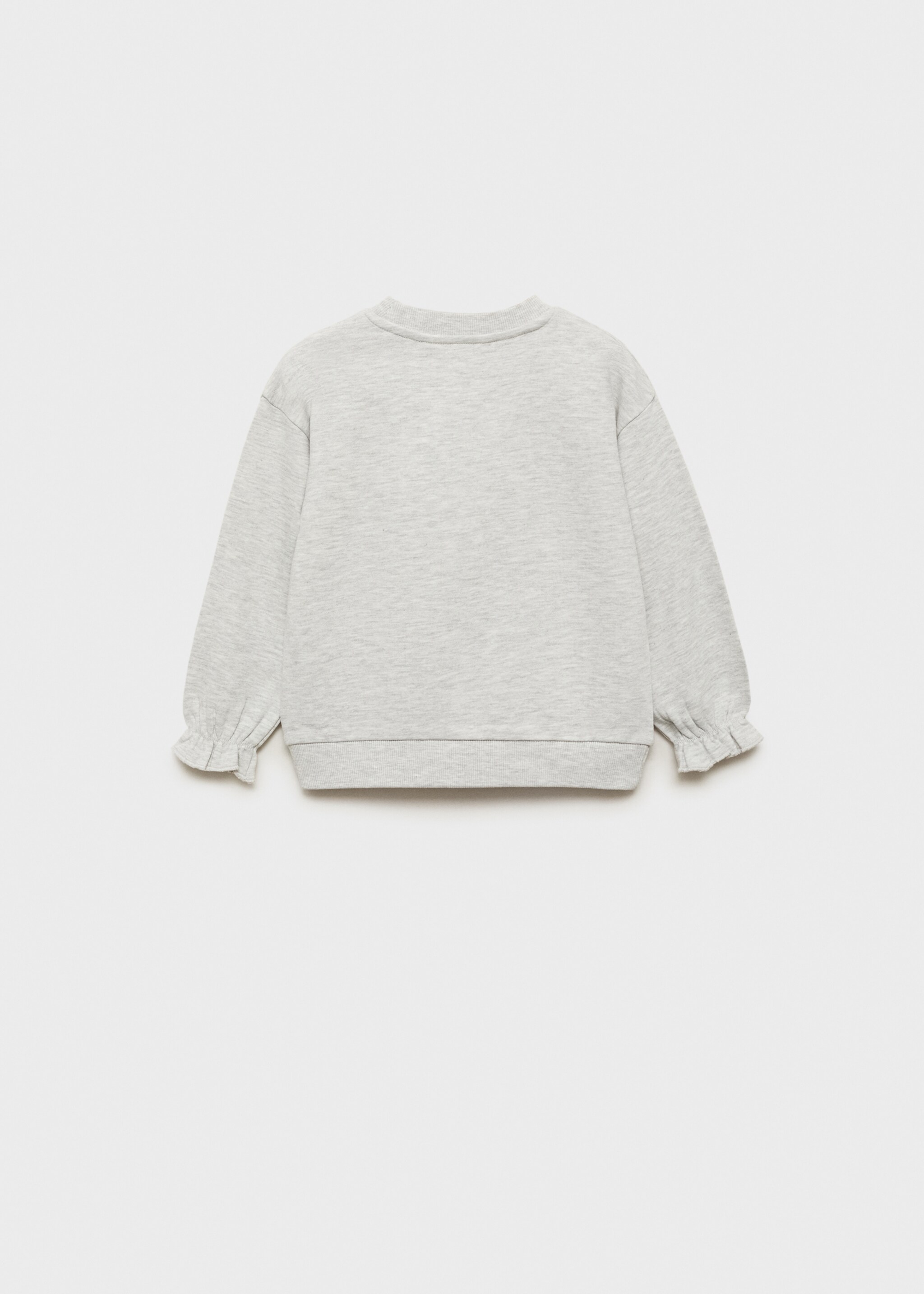 Sudadera estampado relieve - Reverso del artículo