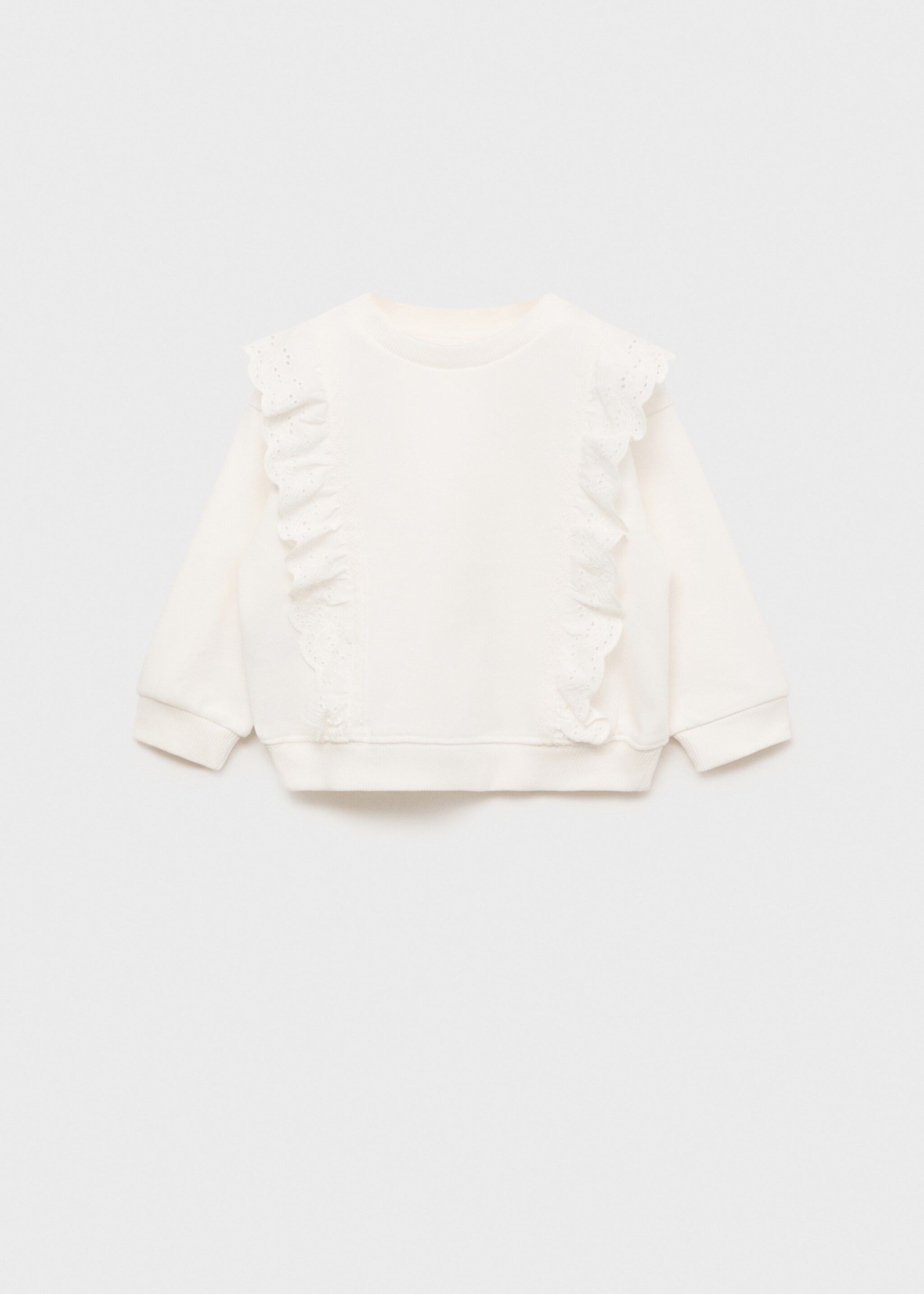 Ruffle detail sweatshirt - Article without model