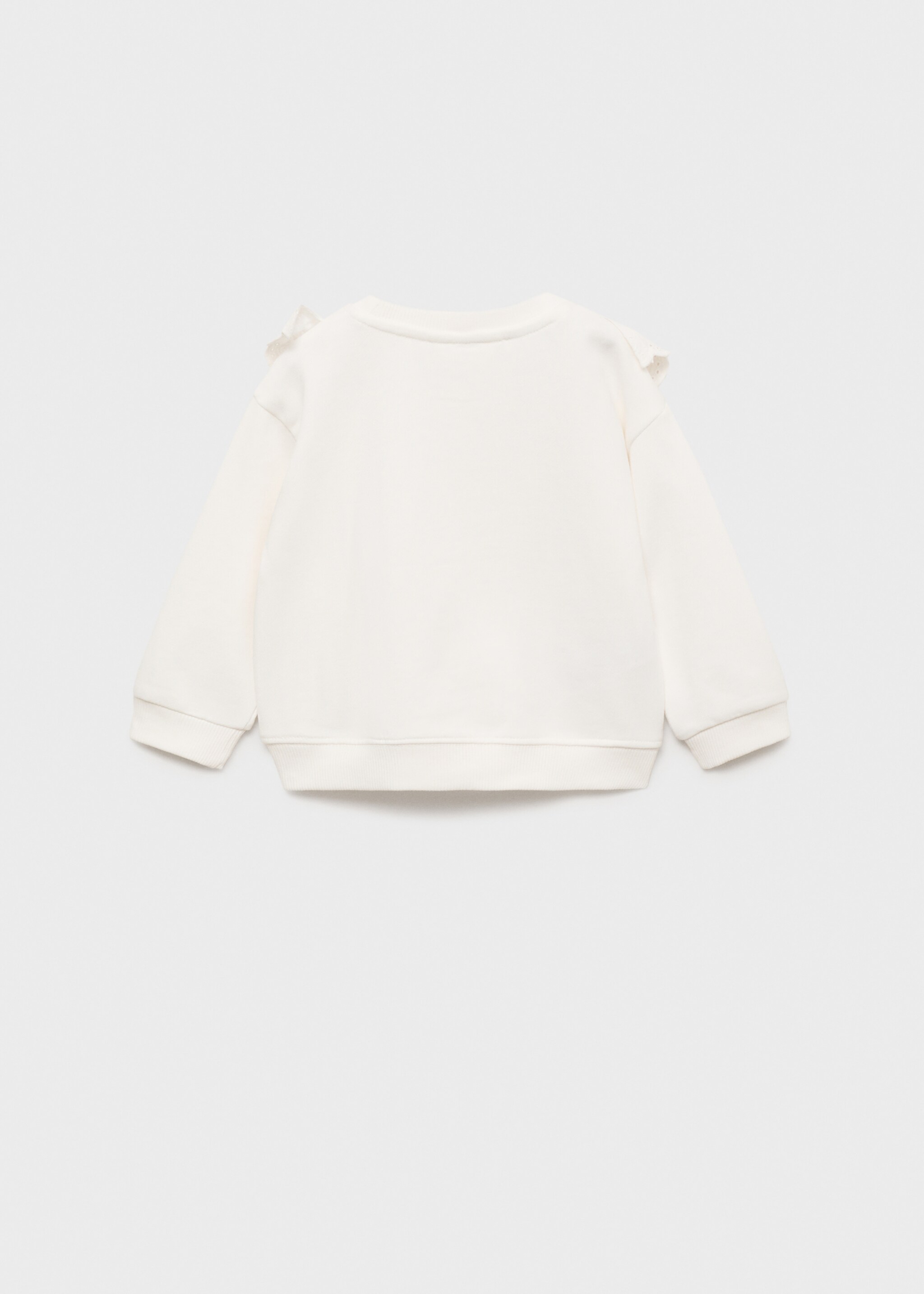Ruffle detail sweatshirt - Reverse of the article