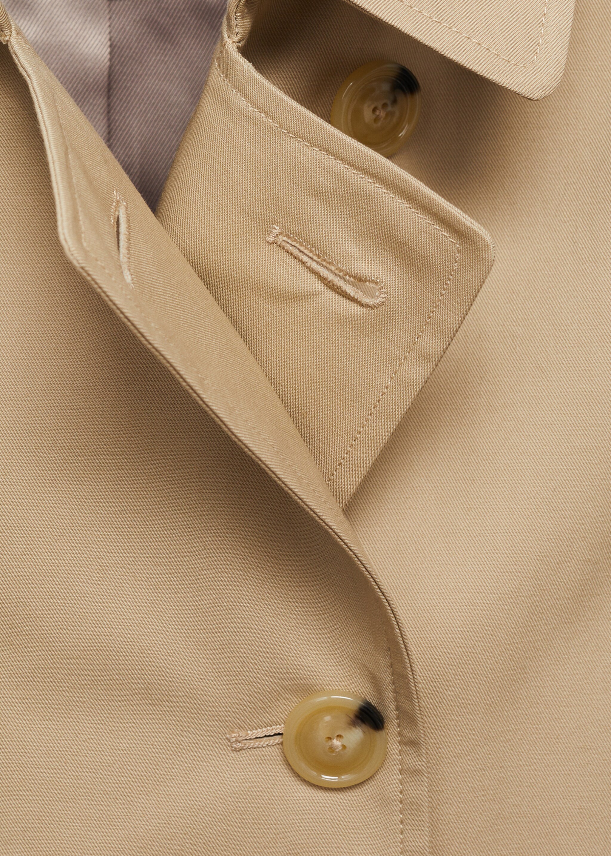 Classic trench coat with belt - Details of the article 8