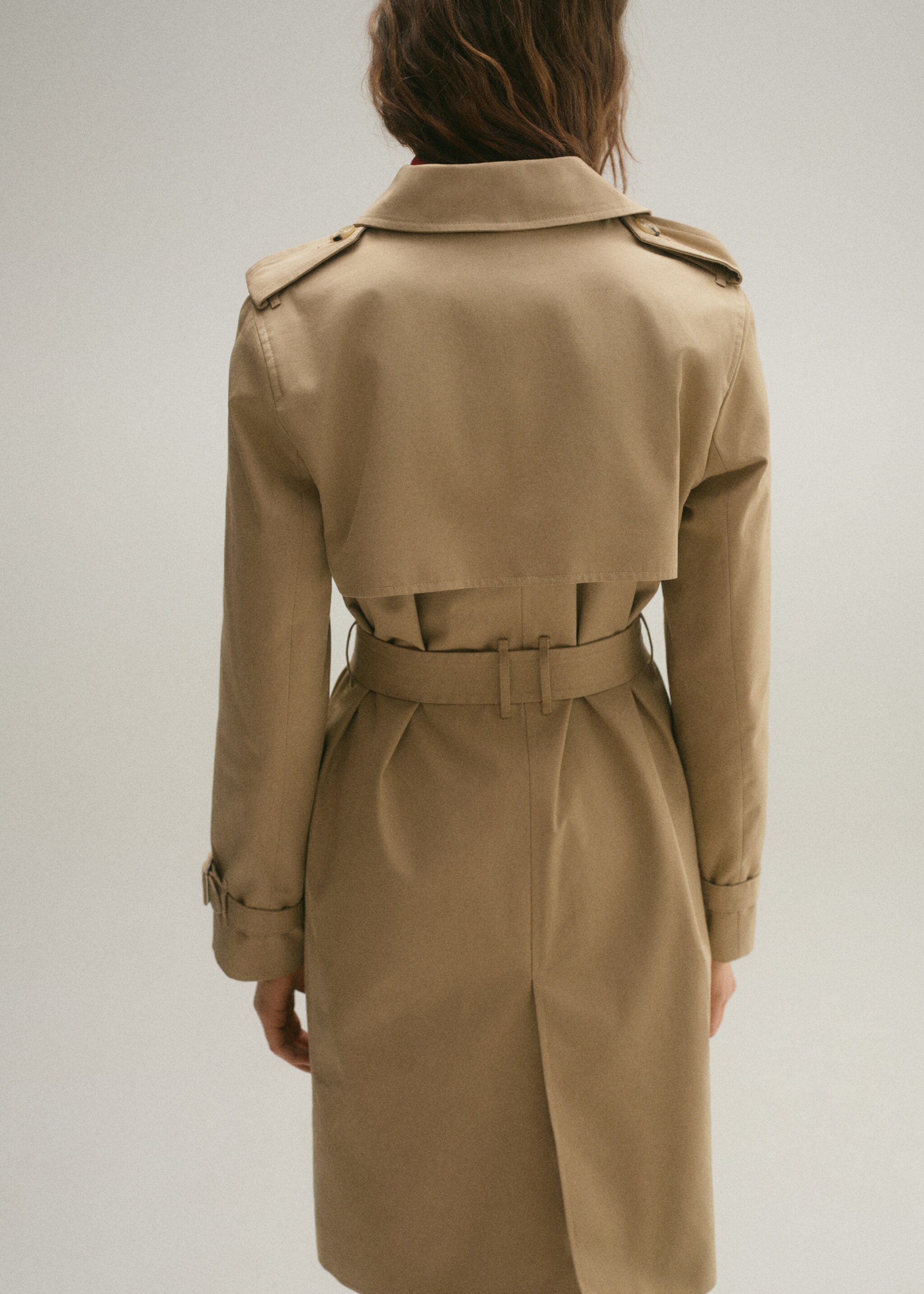 Trench classique ceinture - Verso de l’article