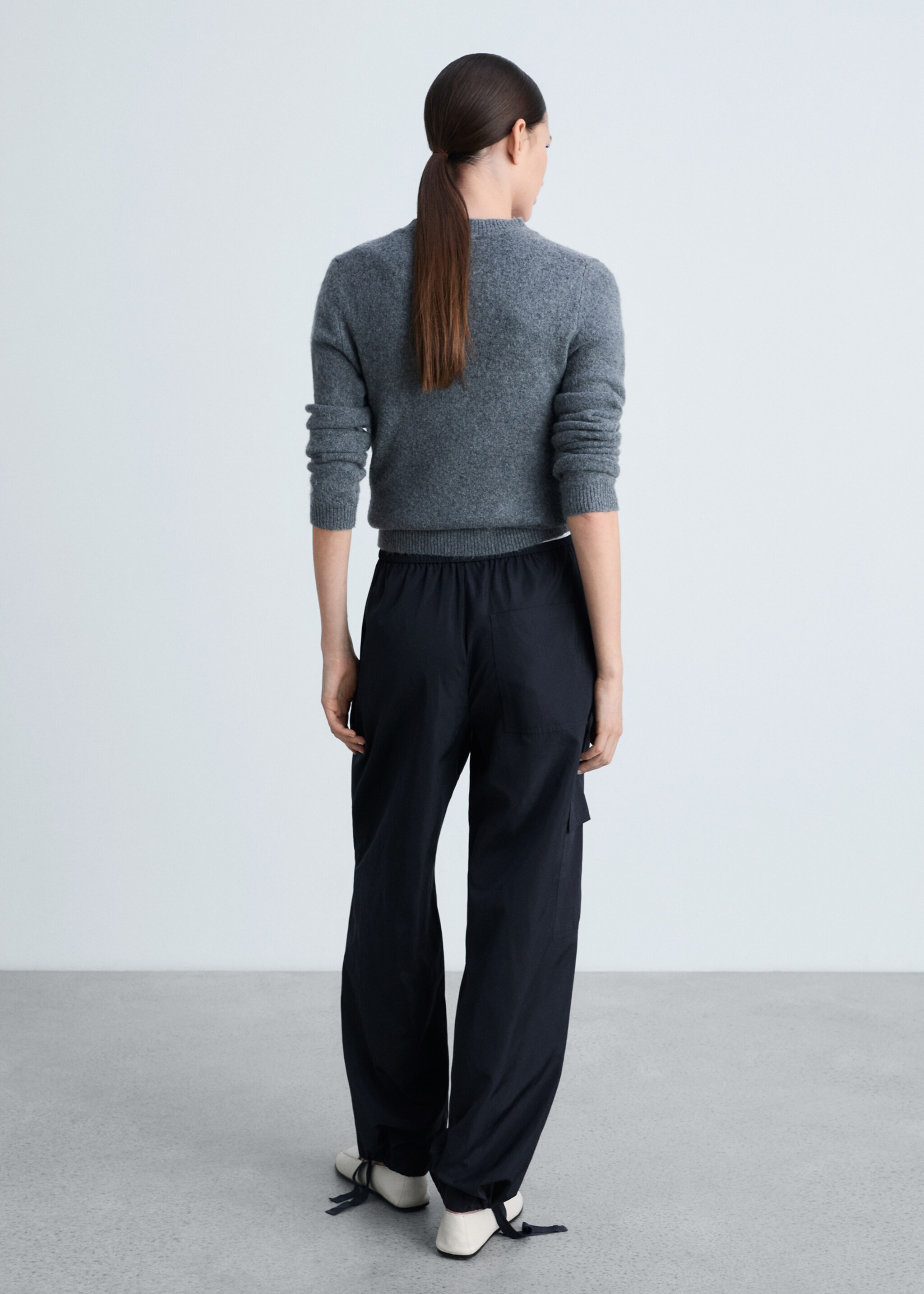 Pantalon cargo bas de jambe réglable - Verso de l’article