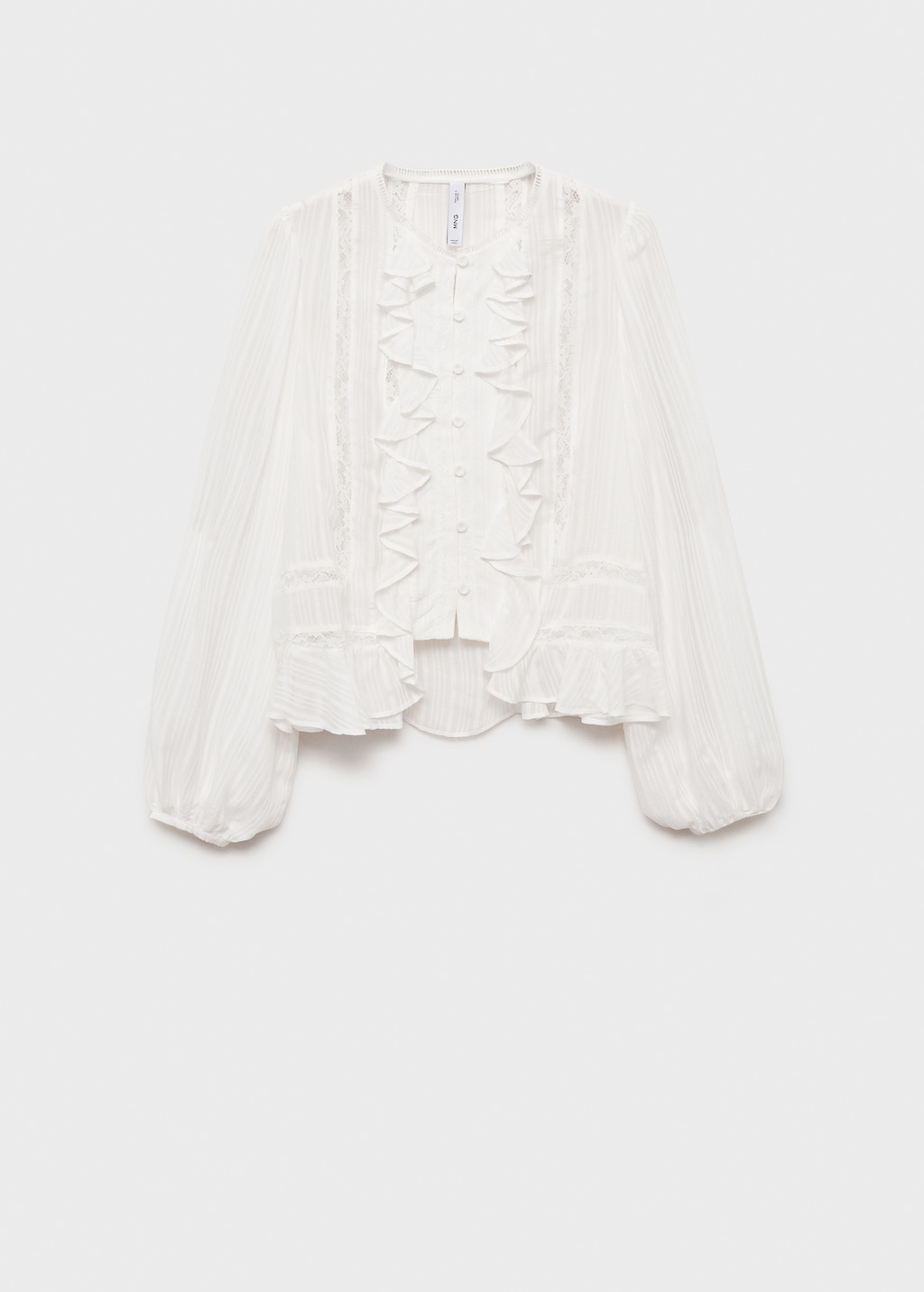 frill lace blouse