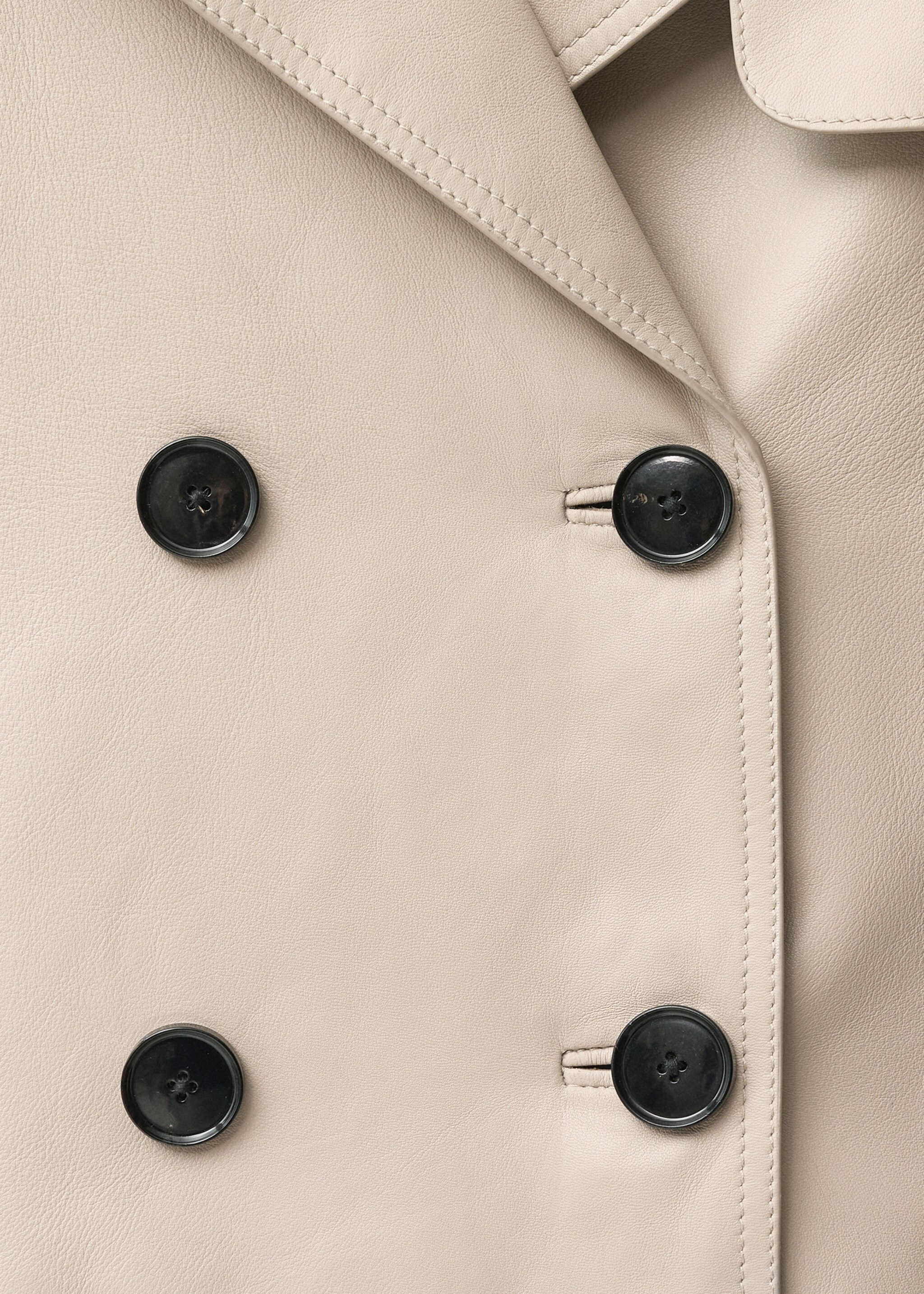 Trenci cropped din piele - Detaliu al articolului 8