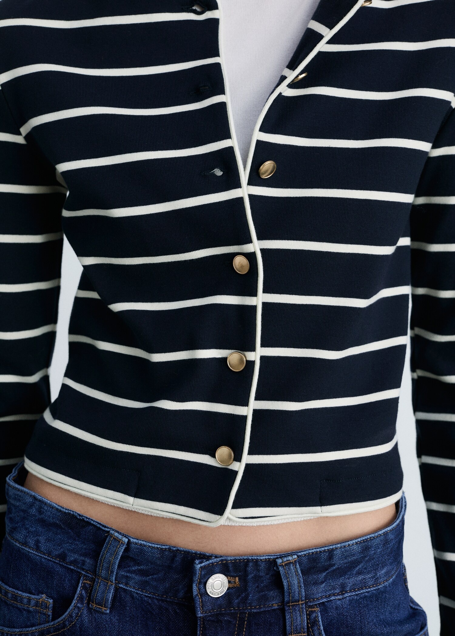 Cardigan maille rayures - Détail de l'article 1