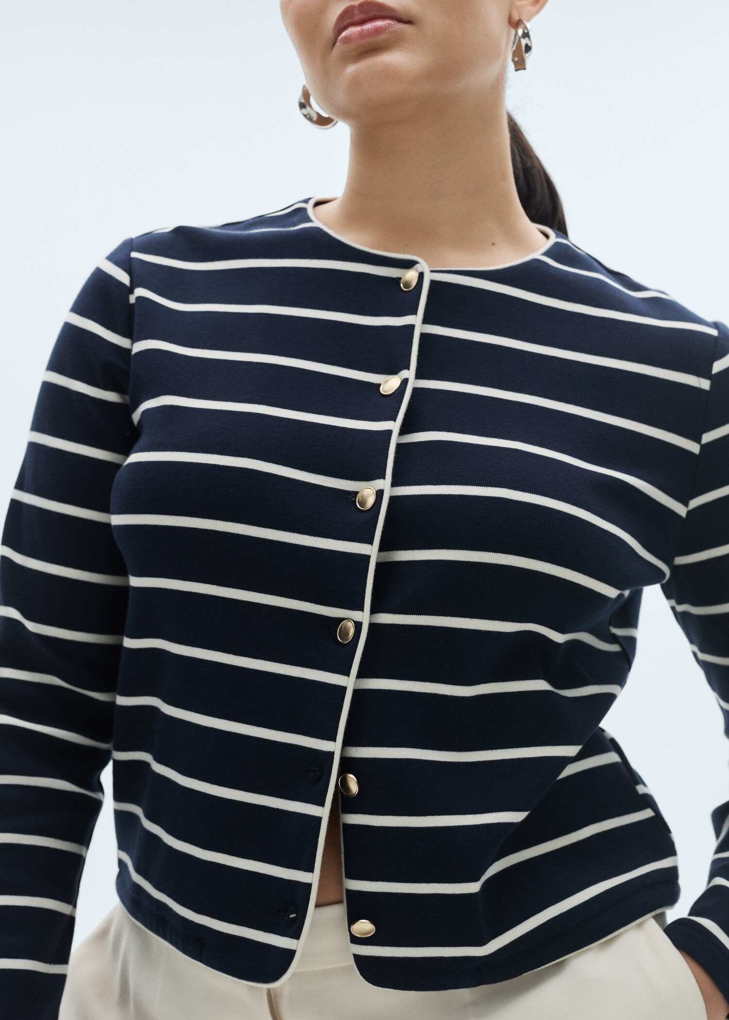 Cardigan maille rayures - Détail de l'article 5