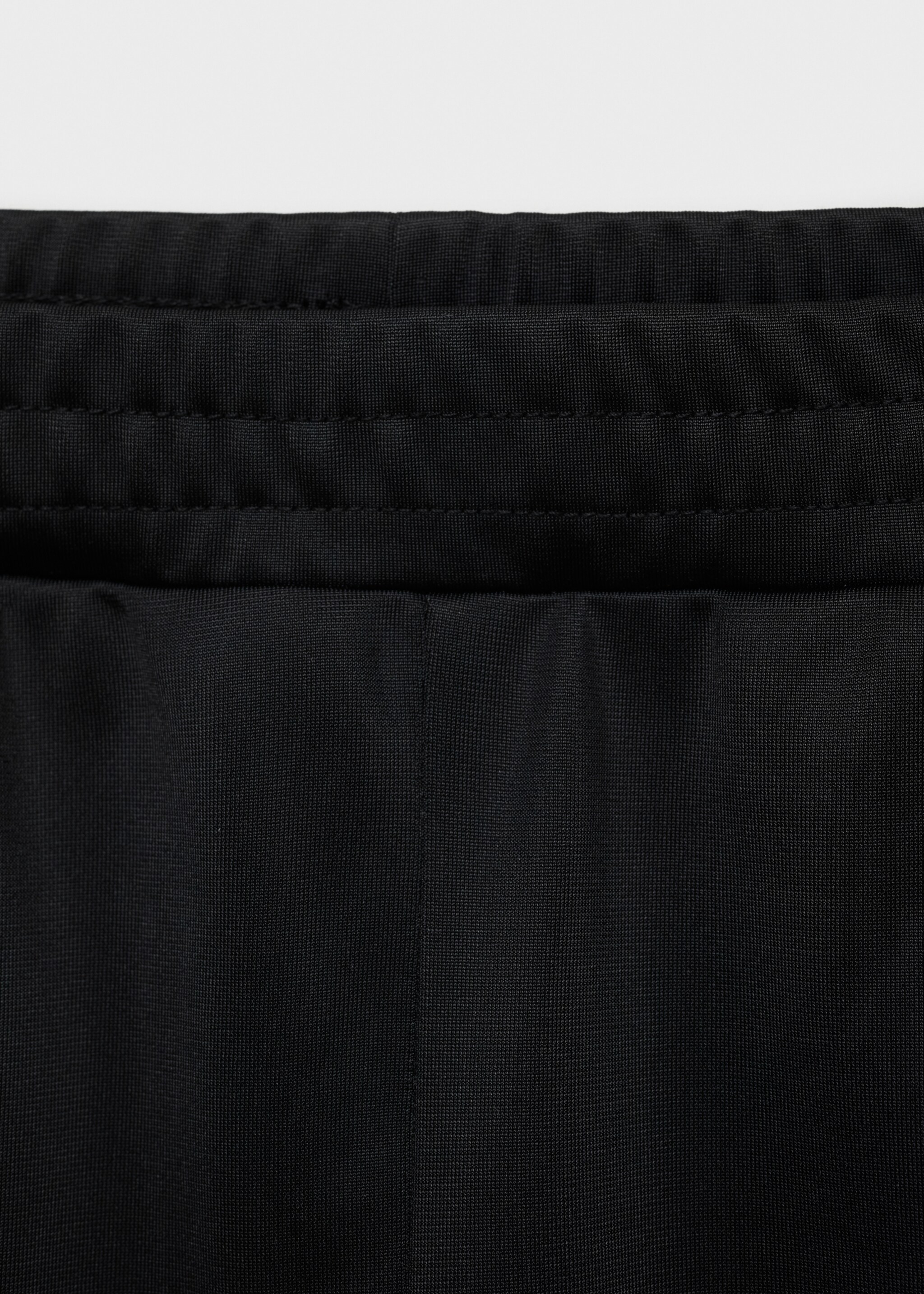 Contrasting-stripe jogger trousers - Details of the article 0