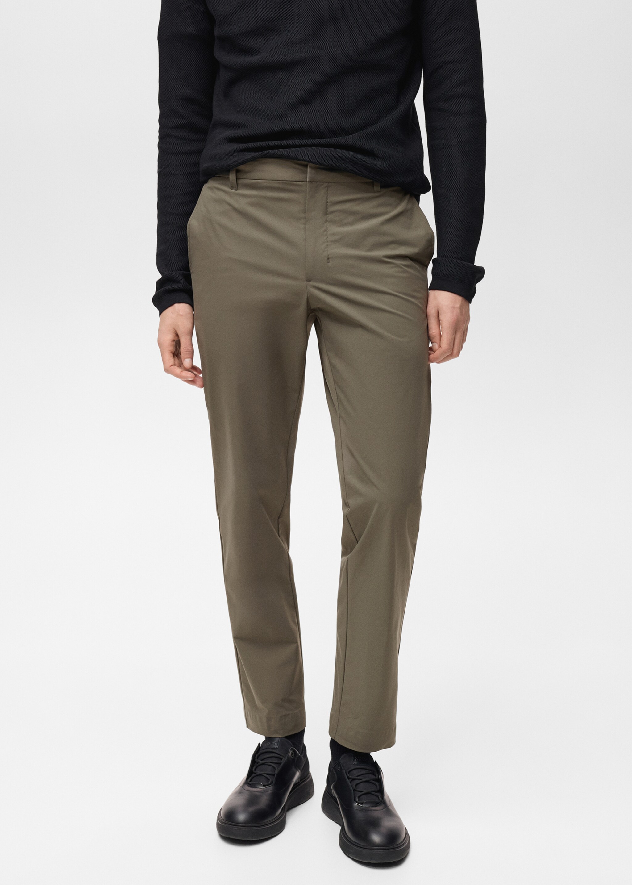 Παντελόνι slim fit comfort stretch κορδόνι - Μεσαίο πλάνο