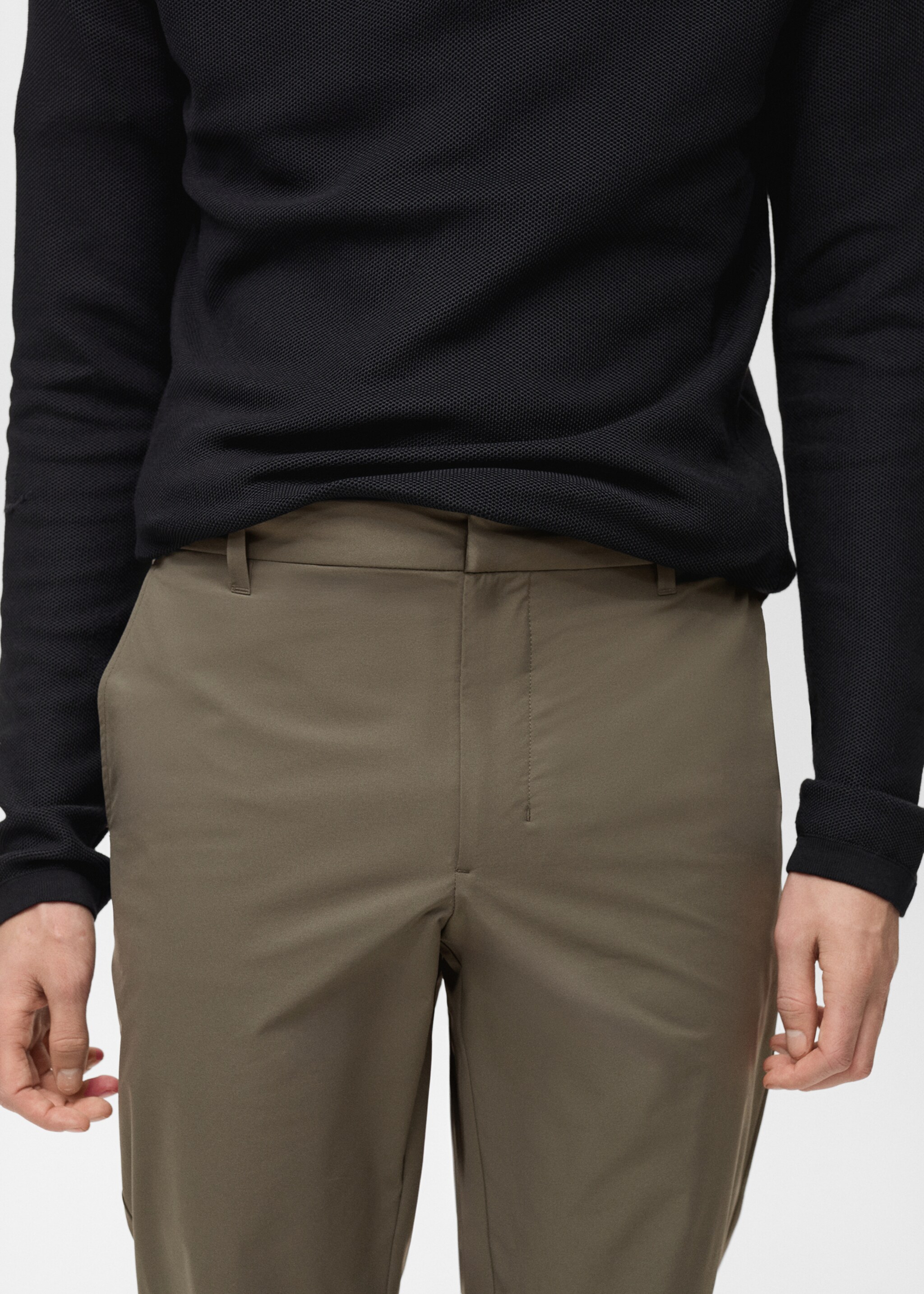 Παντελόνι slim fit comfort stretch κορδόνι - Λεπτομέρεια του προϊόντος 1